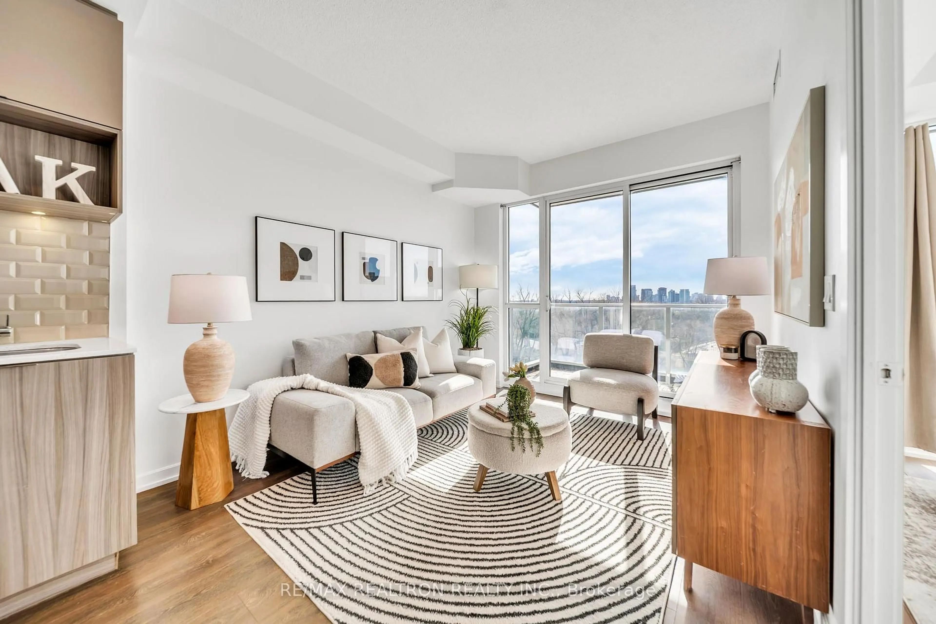 Living room with furniture, unknown for 52 Forest Manor Rd #418, Toronto Ontario M2J 0E2