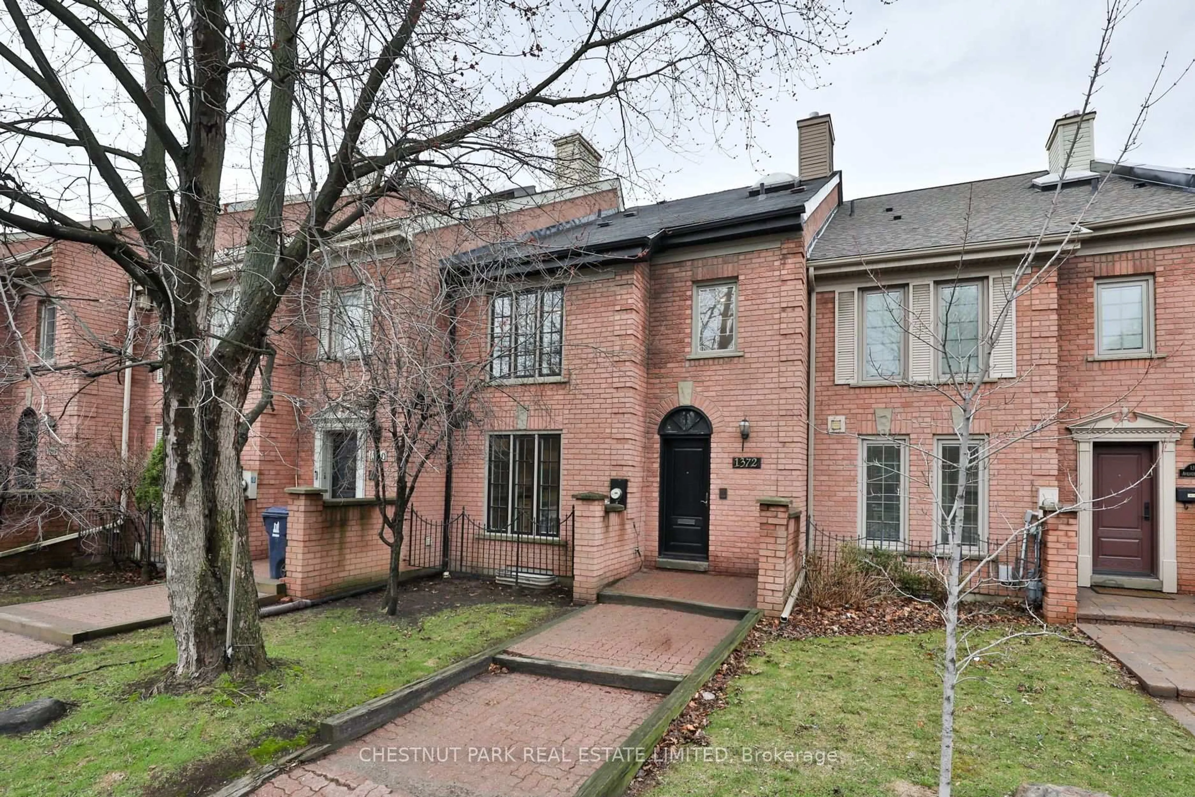 Home with brick exterior material, street for 1372 Avenue Rd, Toronto Ontario M5N 2H4