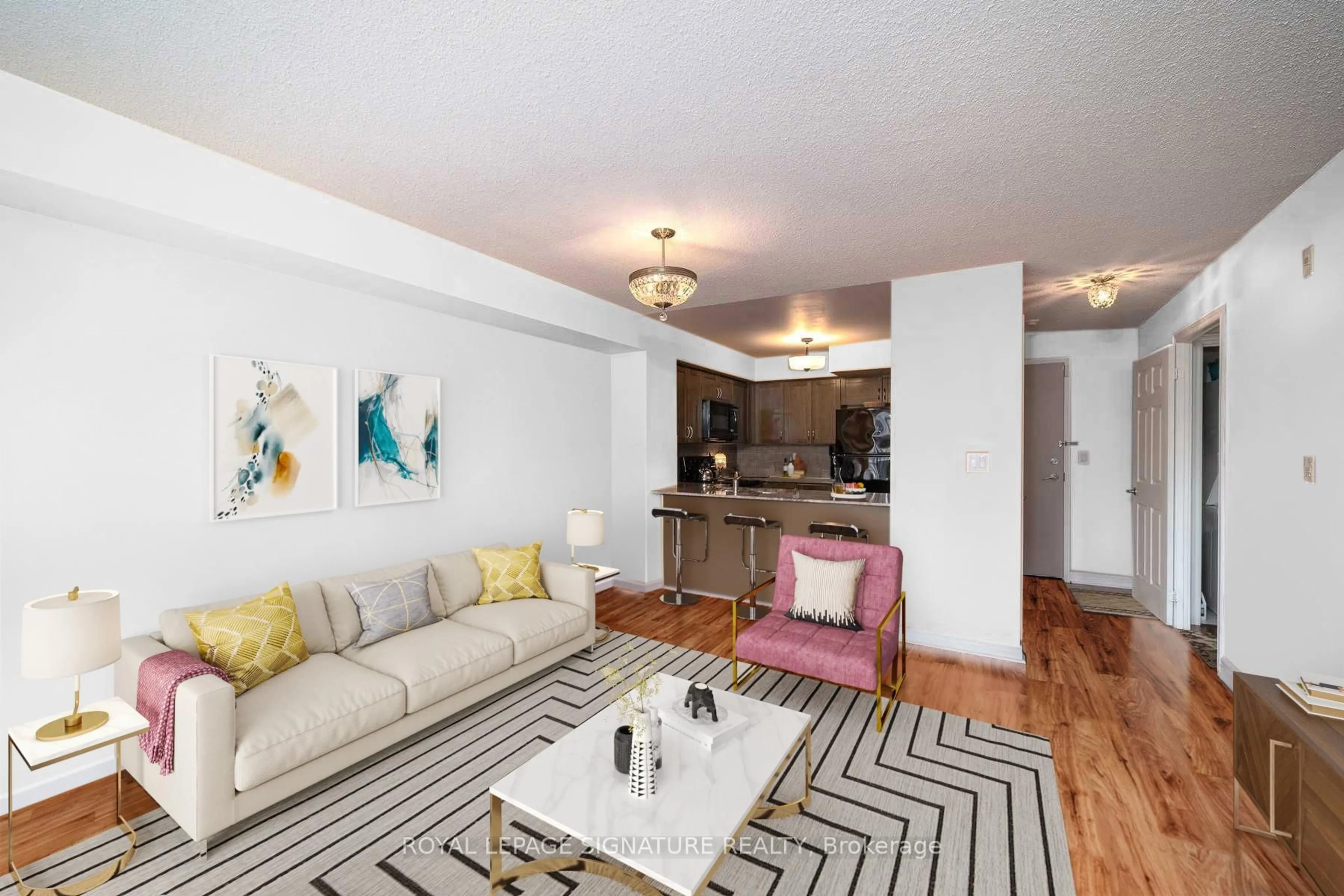 Living room with furniture, unknown for 225 Wellesley St #1004, Toronto Ontario M4X 1X8