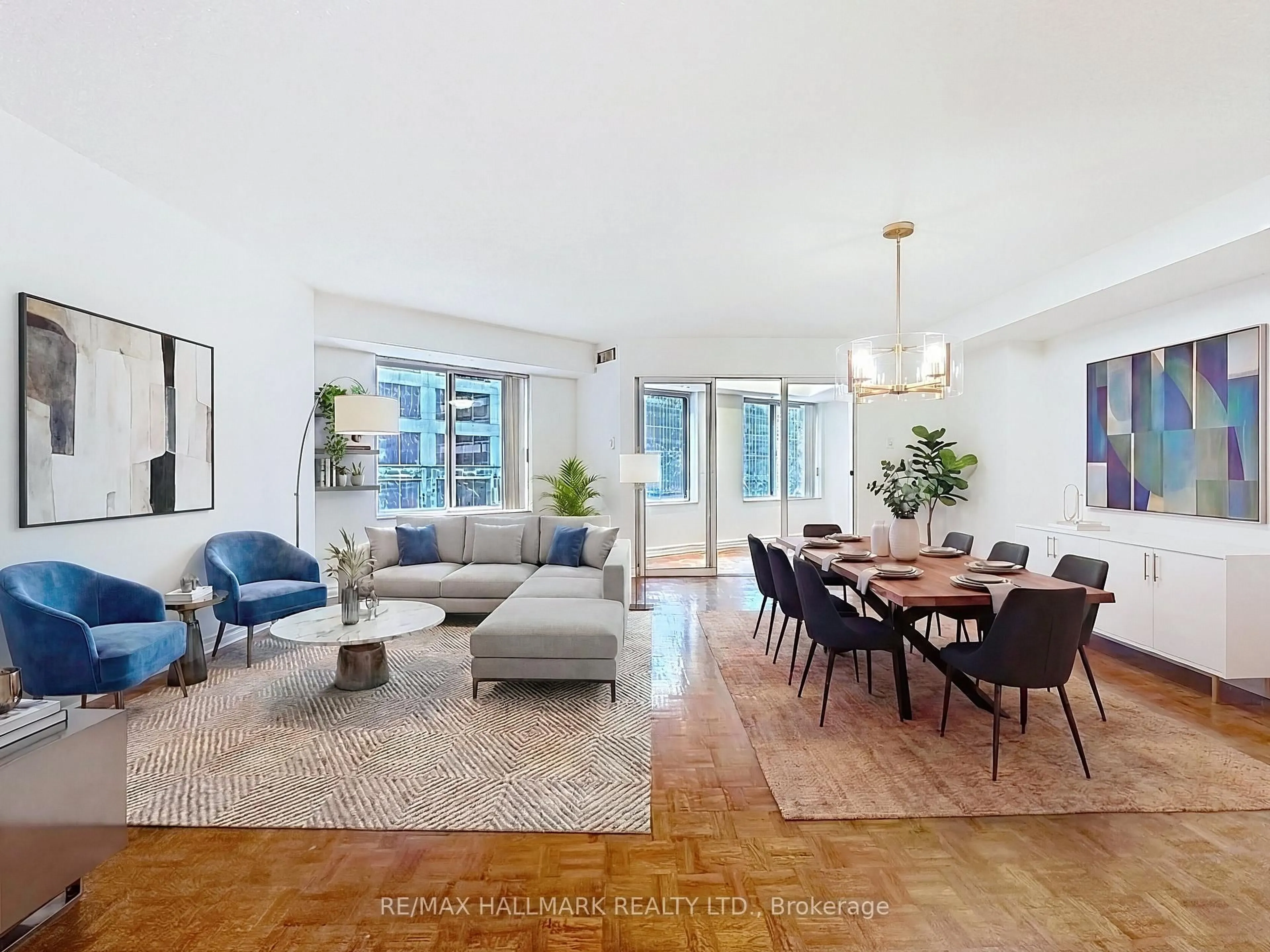 Living room with furniture, unknown for 33 University Ave #302, Toronto Ontario M5J 2S7