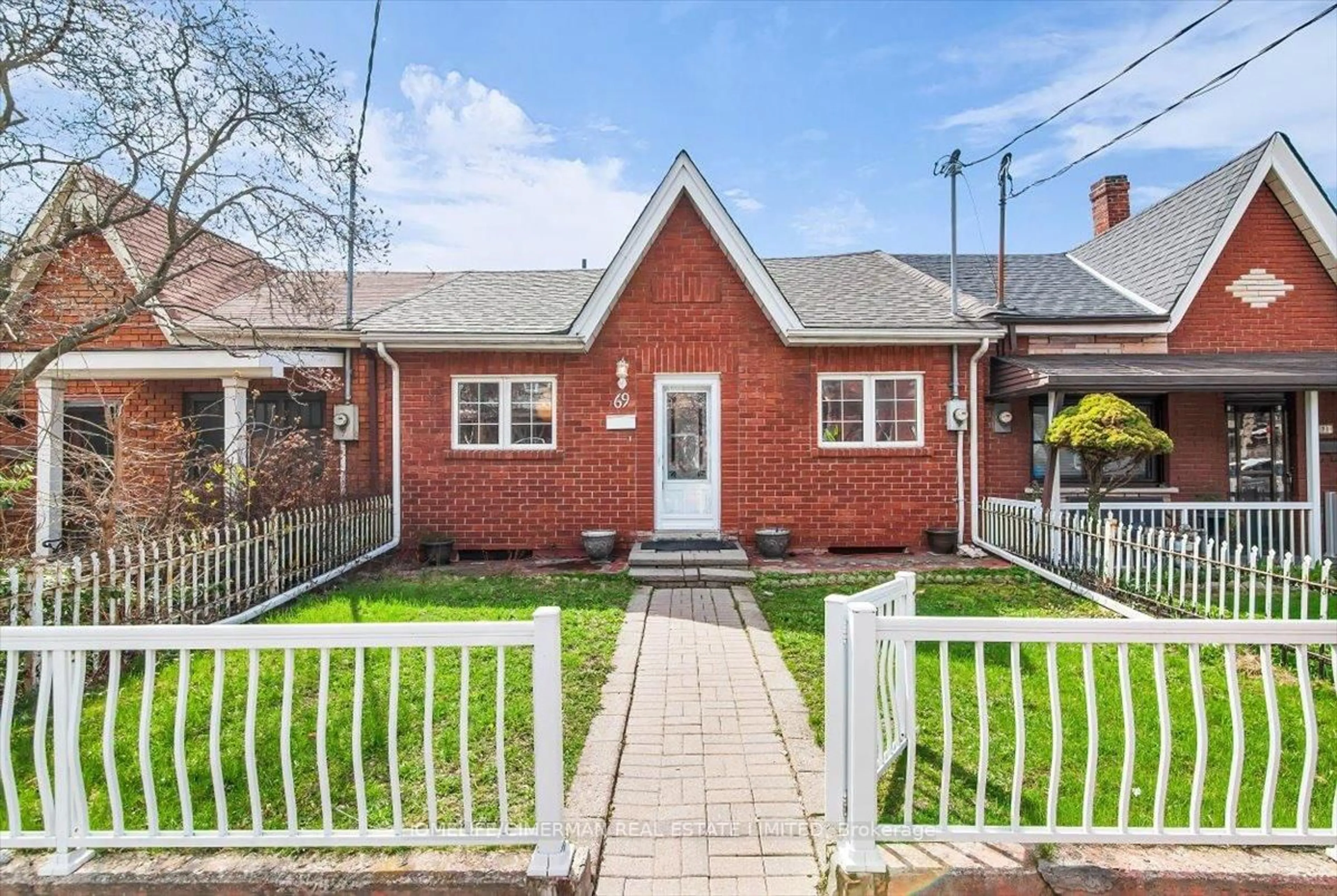 Home with brick exterior material, street for 69 Robinson St, Toronto Ontario M6J 1L4