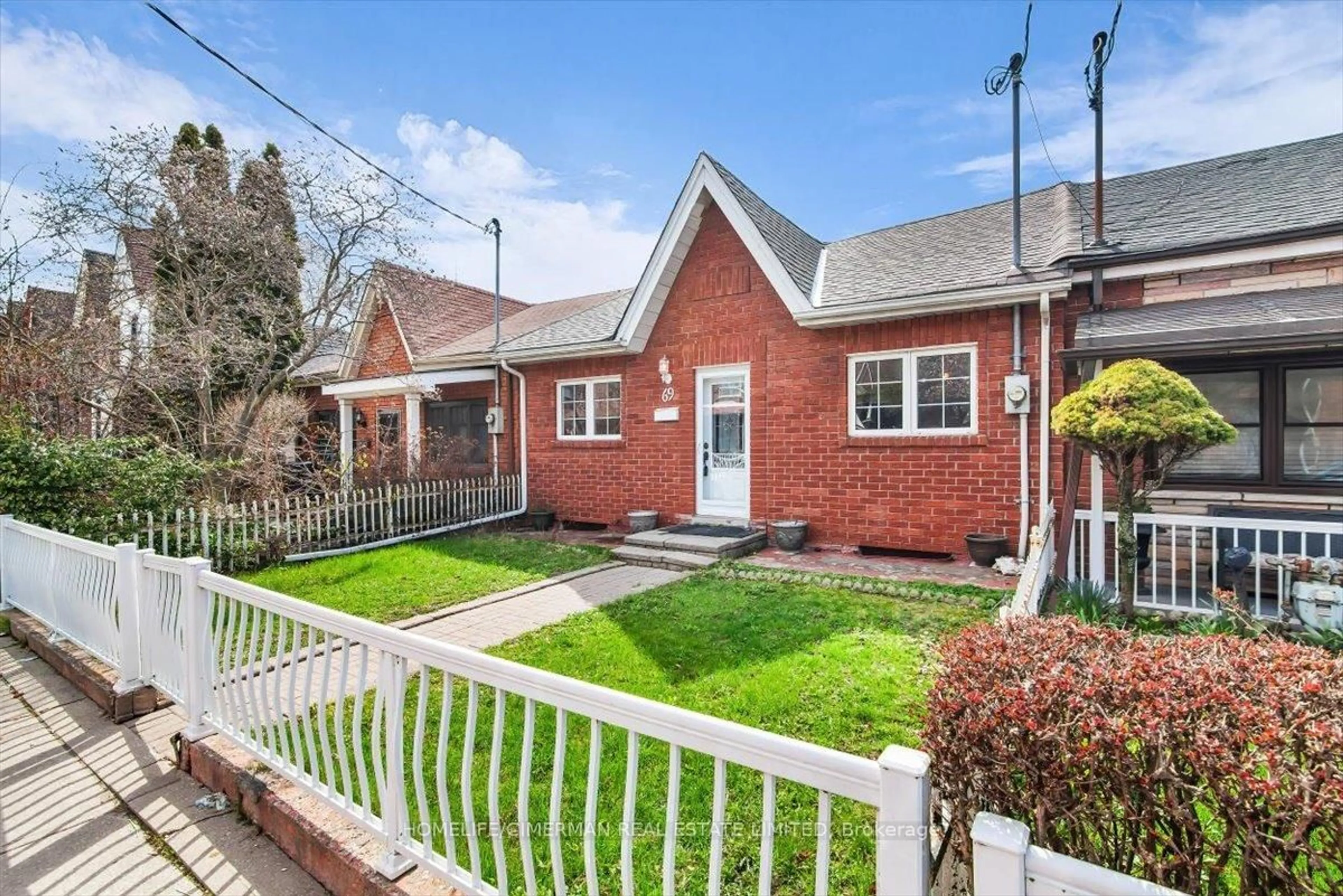 Home with brick exterior material, street for 69 Robinson St, Toronto Ontario M6J 1L4