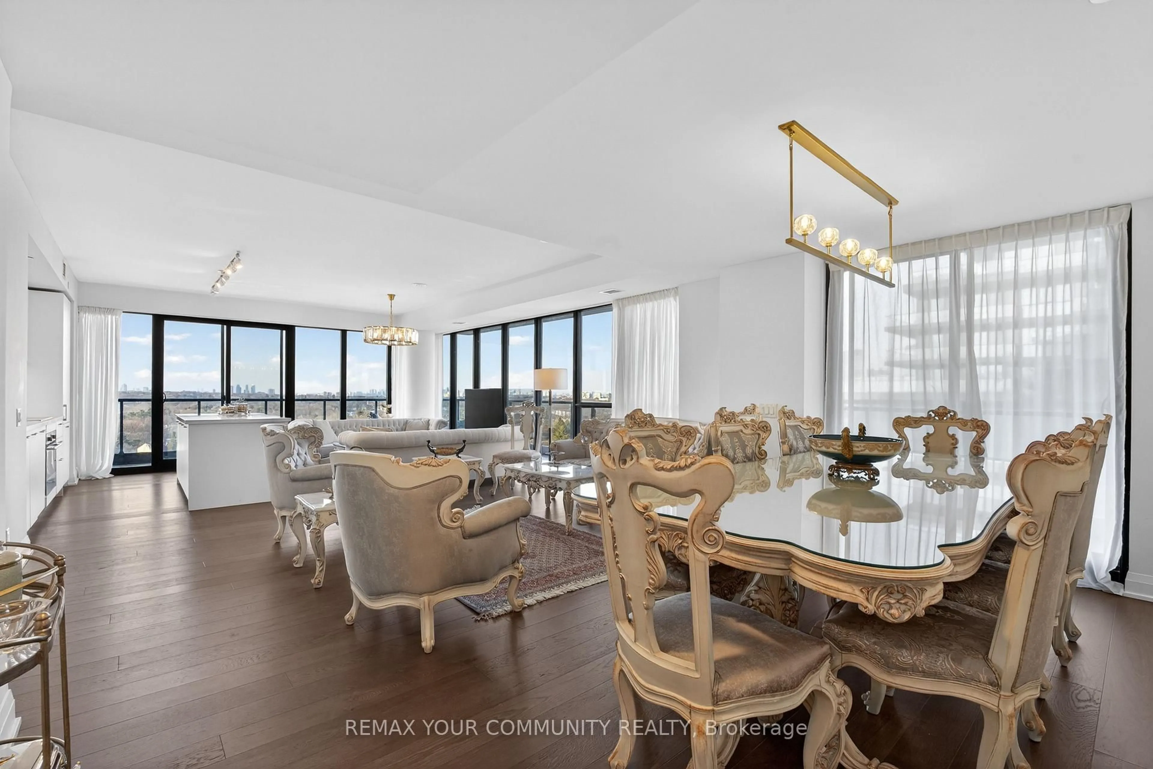 Dining room, unknown for 33 Frederick Todd Way #1305, Toronto Ontario M4G 0C9