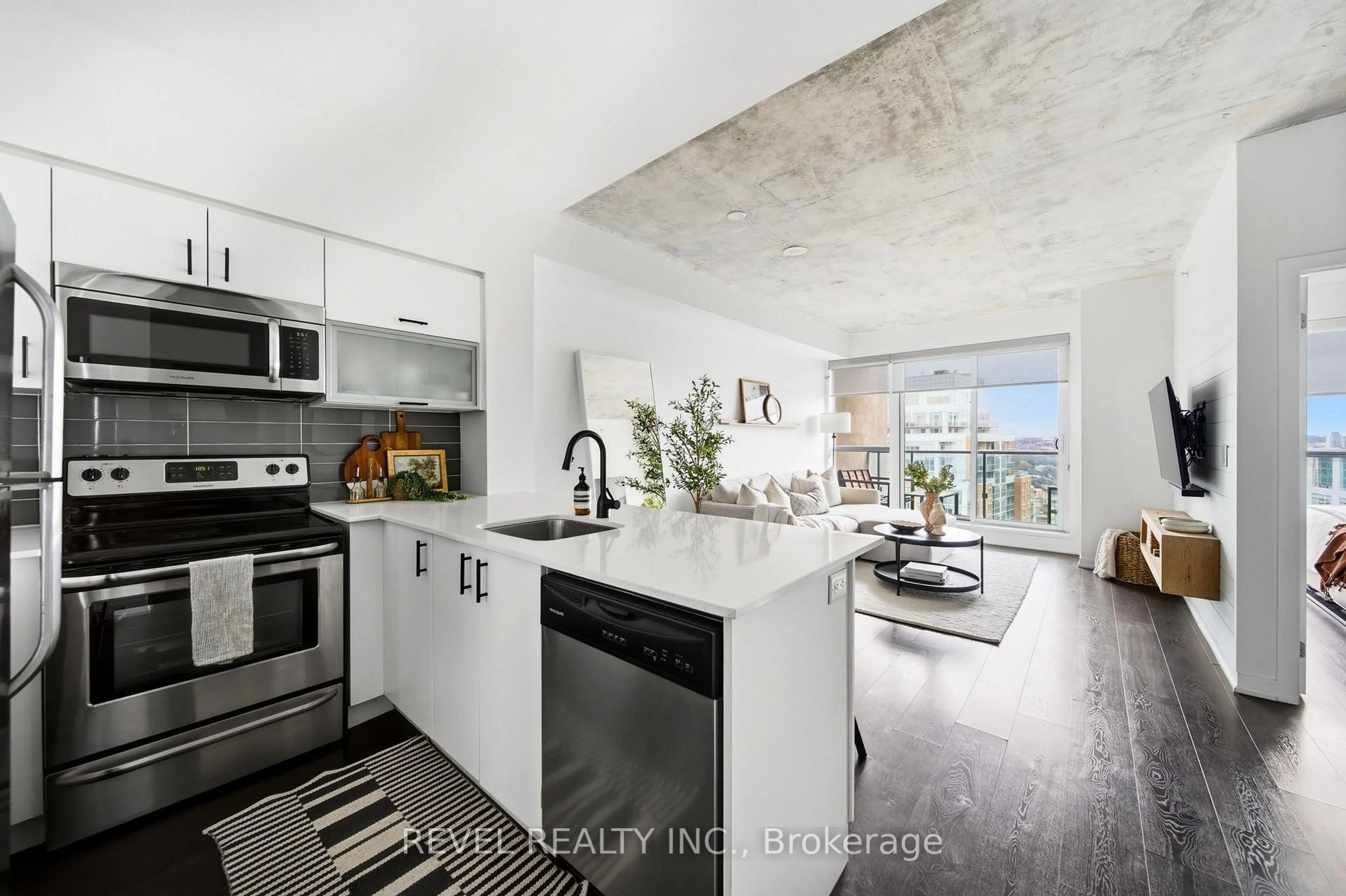 Open concept kitchen, unknown for 150 East Liberty St #2701, Toronto Ontario M6K 3R5