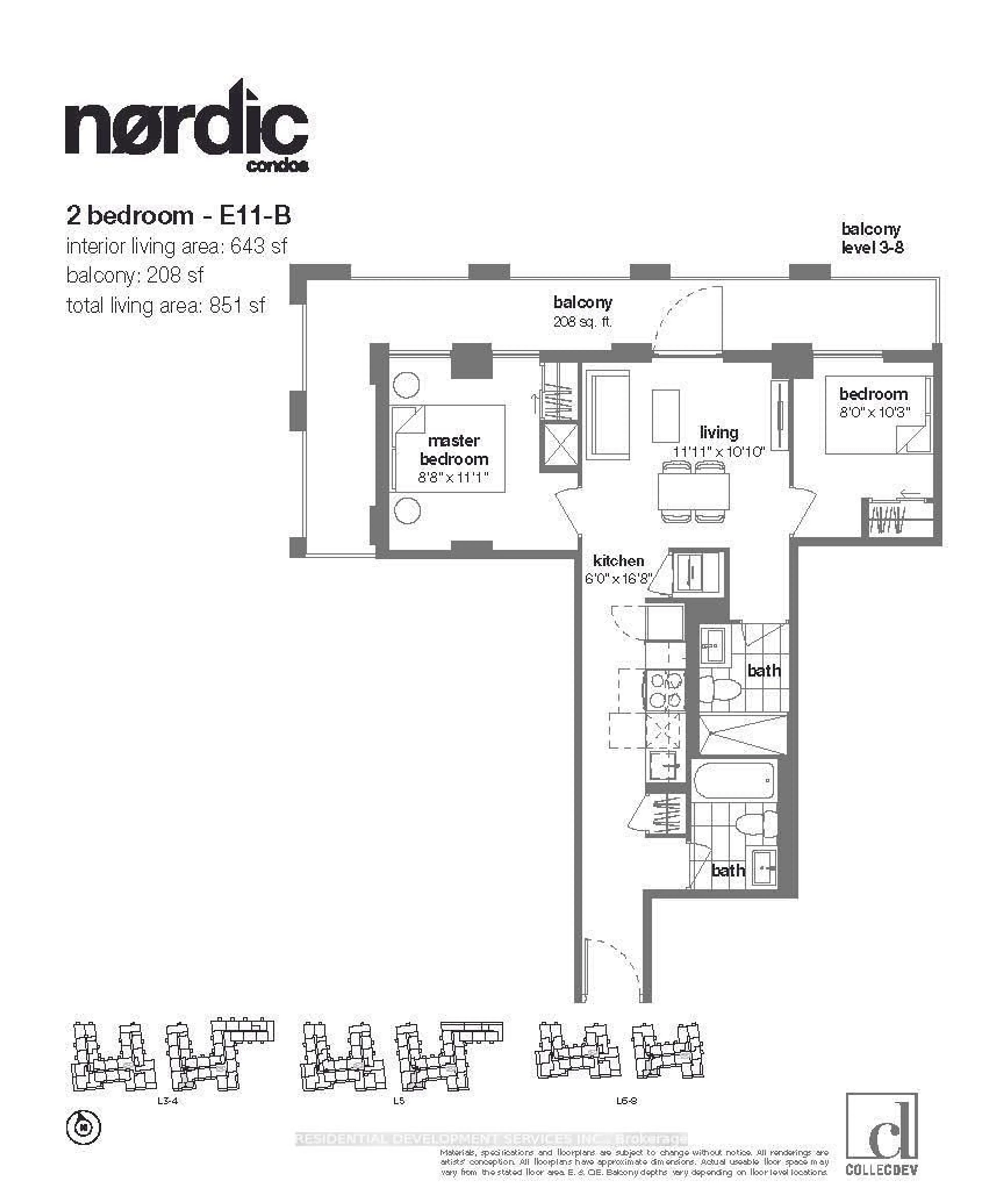 Floor plan for 500 Wilson Ave #303, Toronto Ontario M3H 5Y9