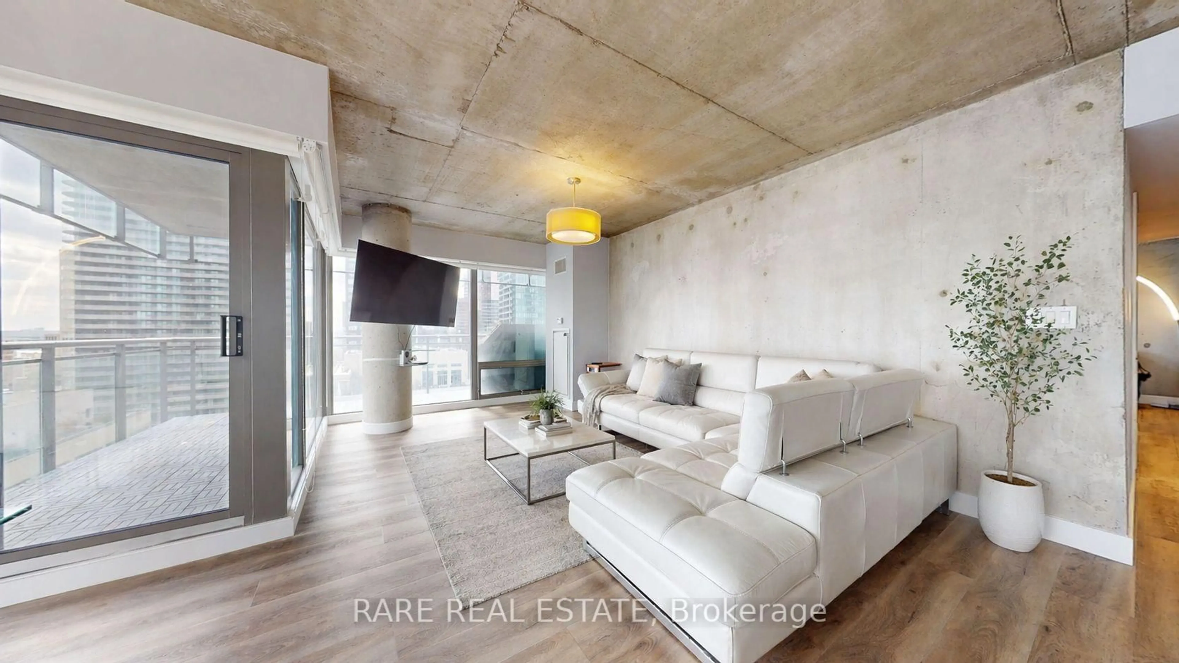 Living room with furniture, unknown for 22 Wellesley St #1803, Toronto Ontario M4Y 1G3