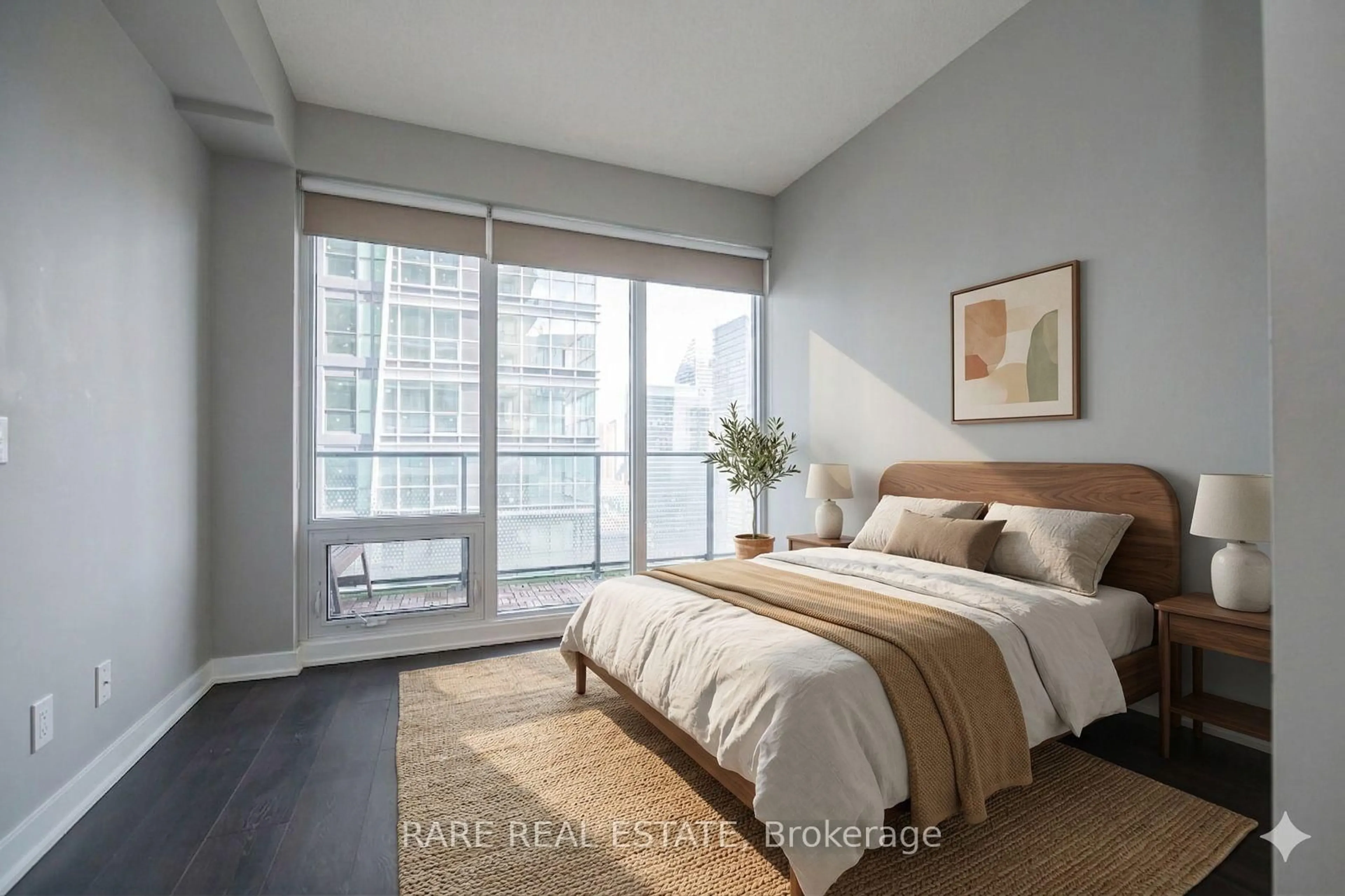 Bedroom with bed, unknown for 125 Blue Jays Way #5011, Toronto Ontario M5V 0N5
