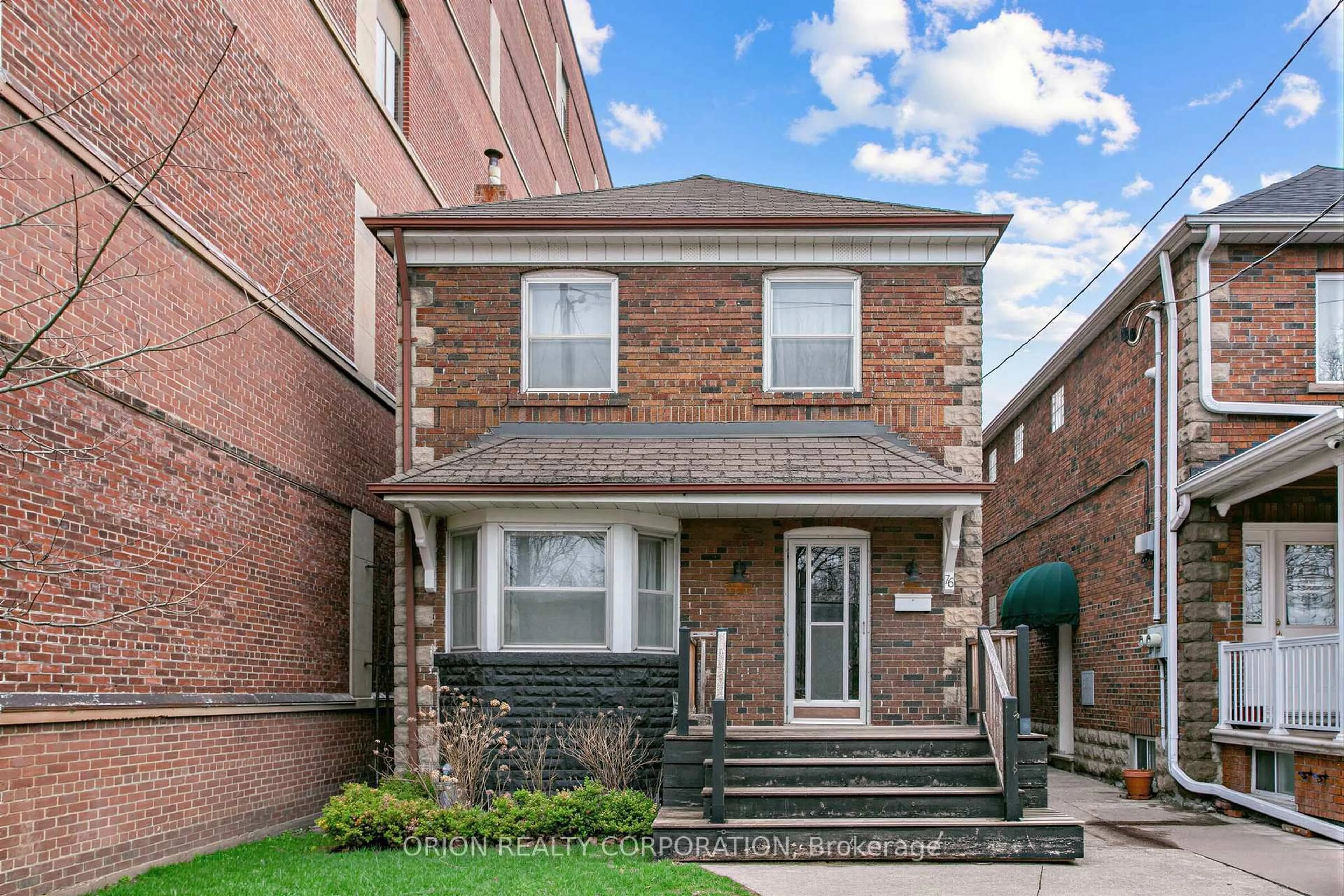 Home with brick exterior material, street for 76 St Annes Rd, Toronto Ontario M6J 3J9