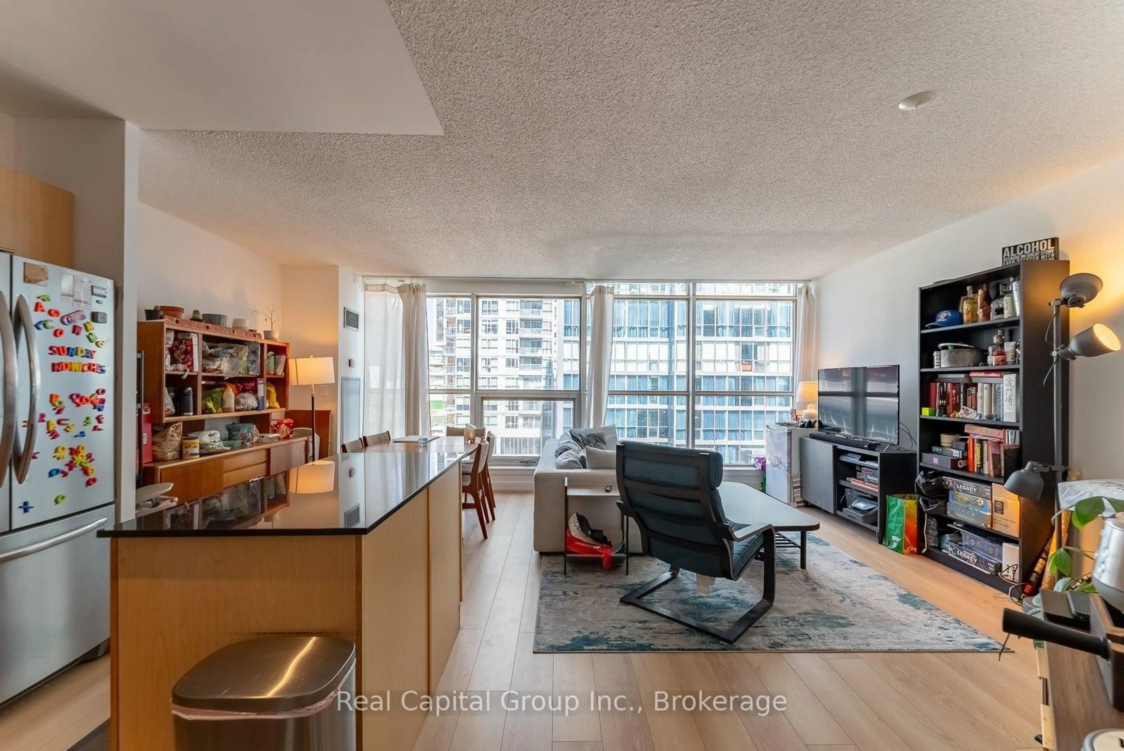 Living room with furniture, unknown for 36 Blue Jays Way #726, Toronto Ontario M5V 3T3