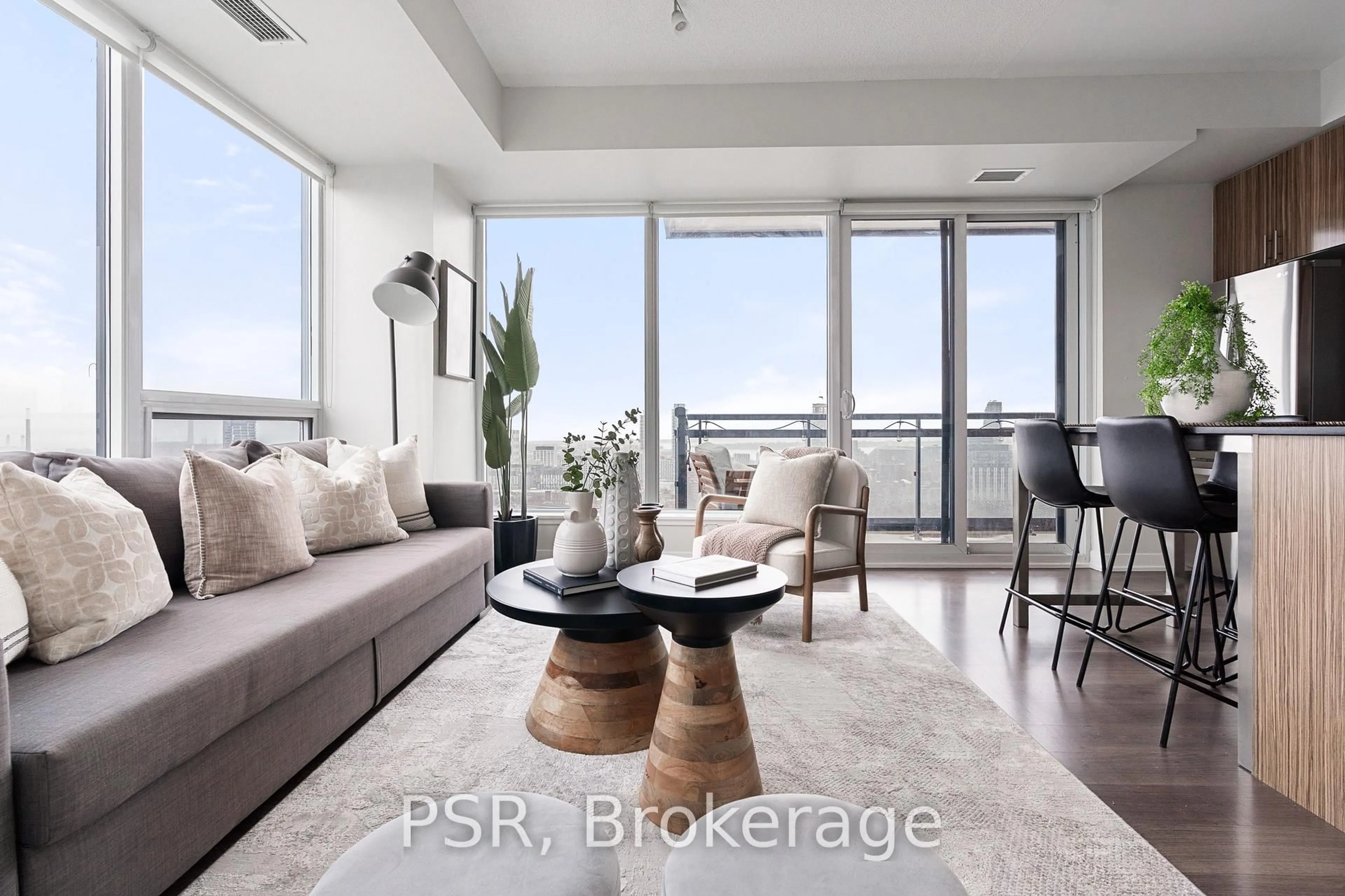 Living room with furniture, unknown for 225 Sackville St #2503, Toronto Ontario M5A 0B9