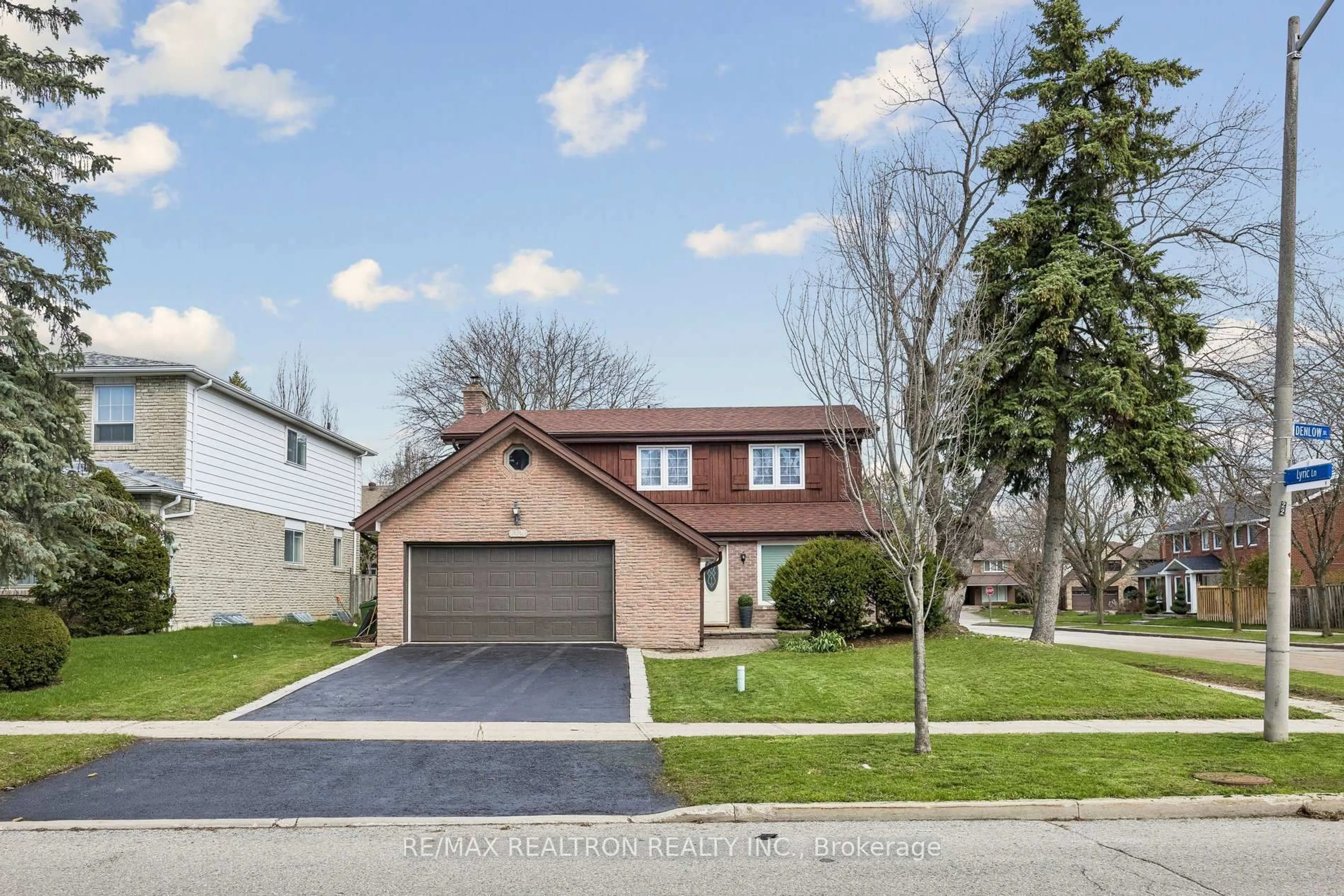 Home with brick exterior material, street for 22 Denlow Blvd, Toronto Ontario M3B 1P4