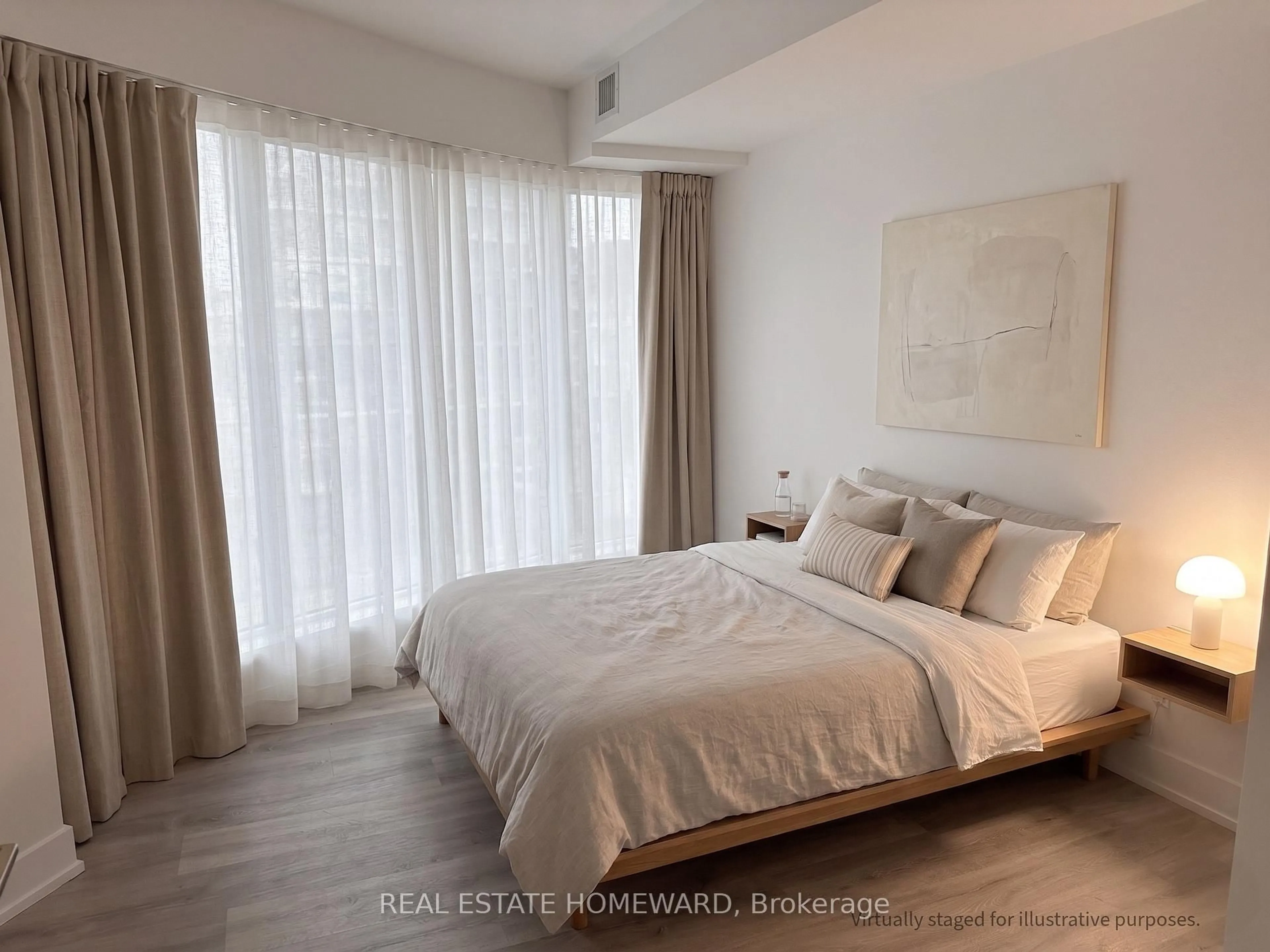 Bedroom with bed, unknown for 585 BLOOR St #1118, Toronto Ontario M4W 0B3