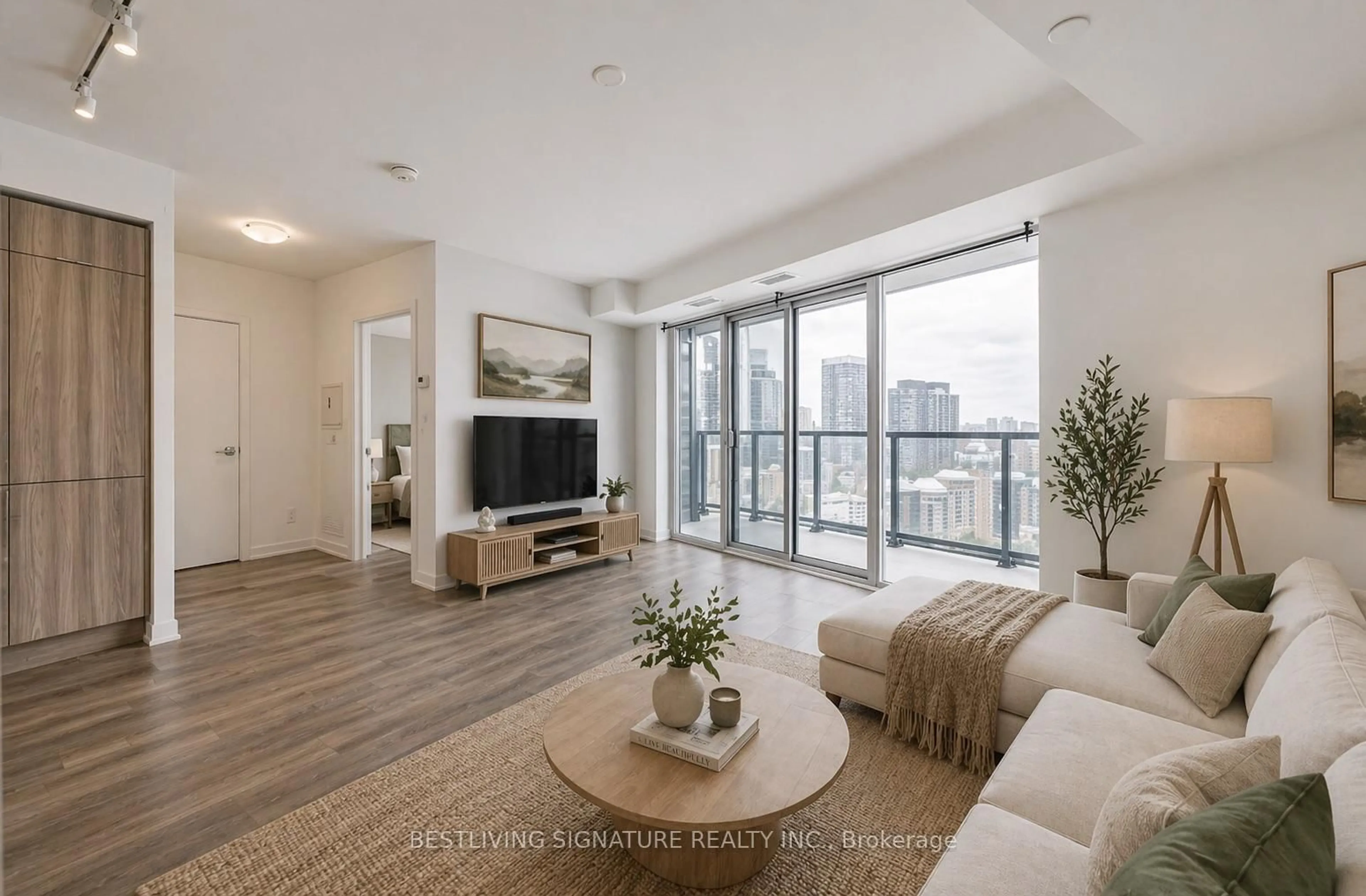 Living room with furniture, unknown for 159 Wellesley St #3201, Toronto Ontario M4Y 0H5