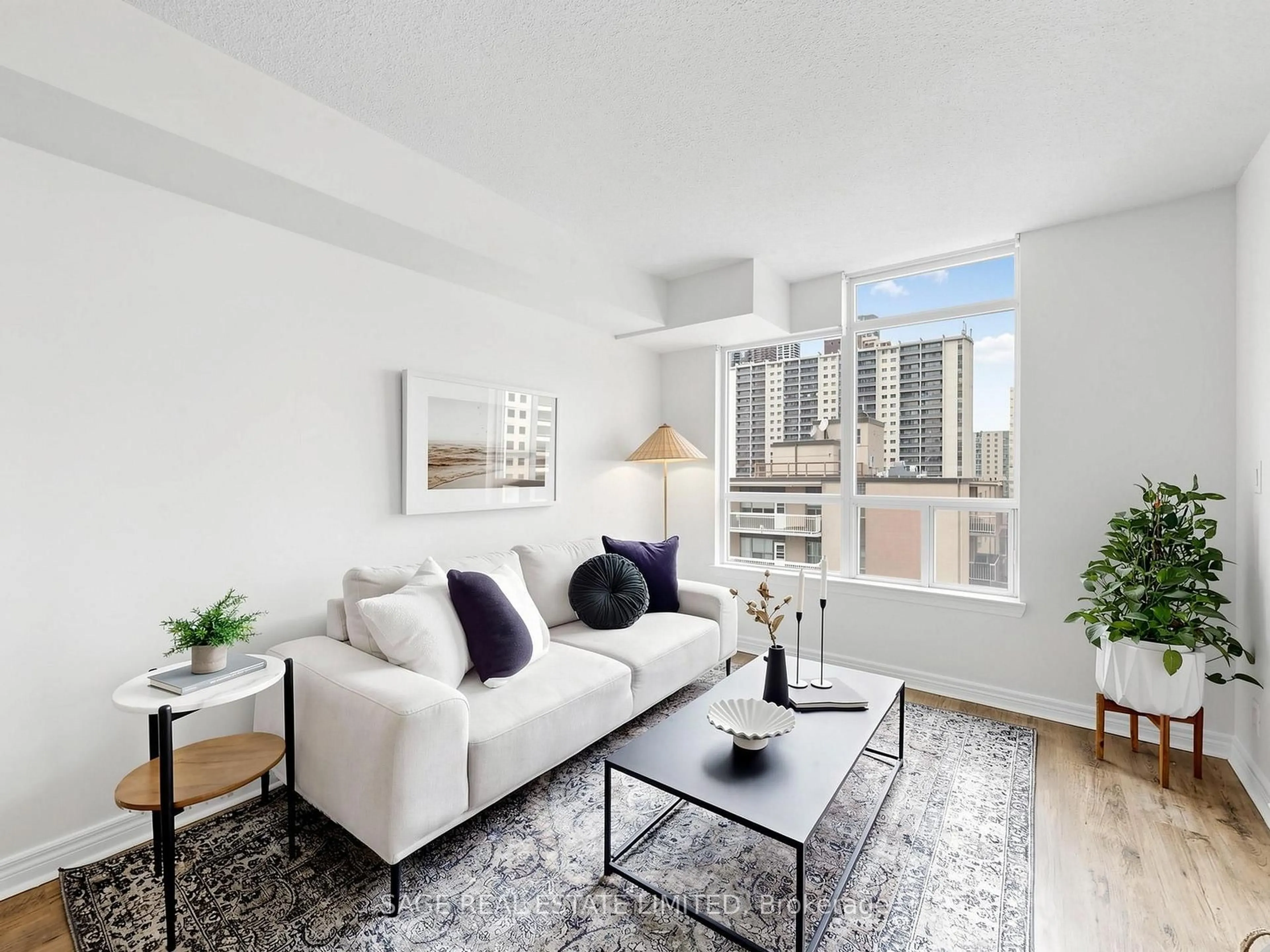 Living room with furniture, unknown for 225 Wellesley St #811, Toronto Ontario M4X 1X8