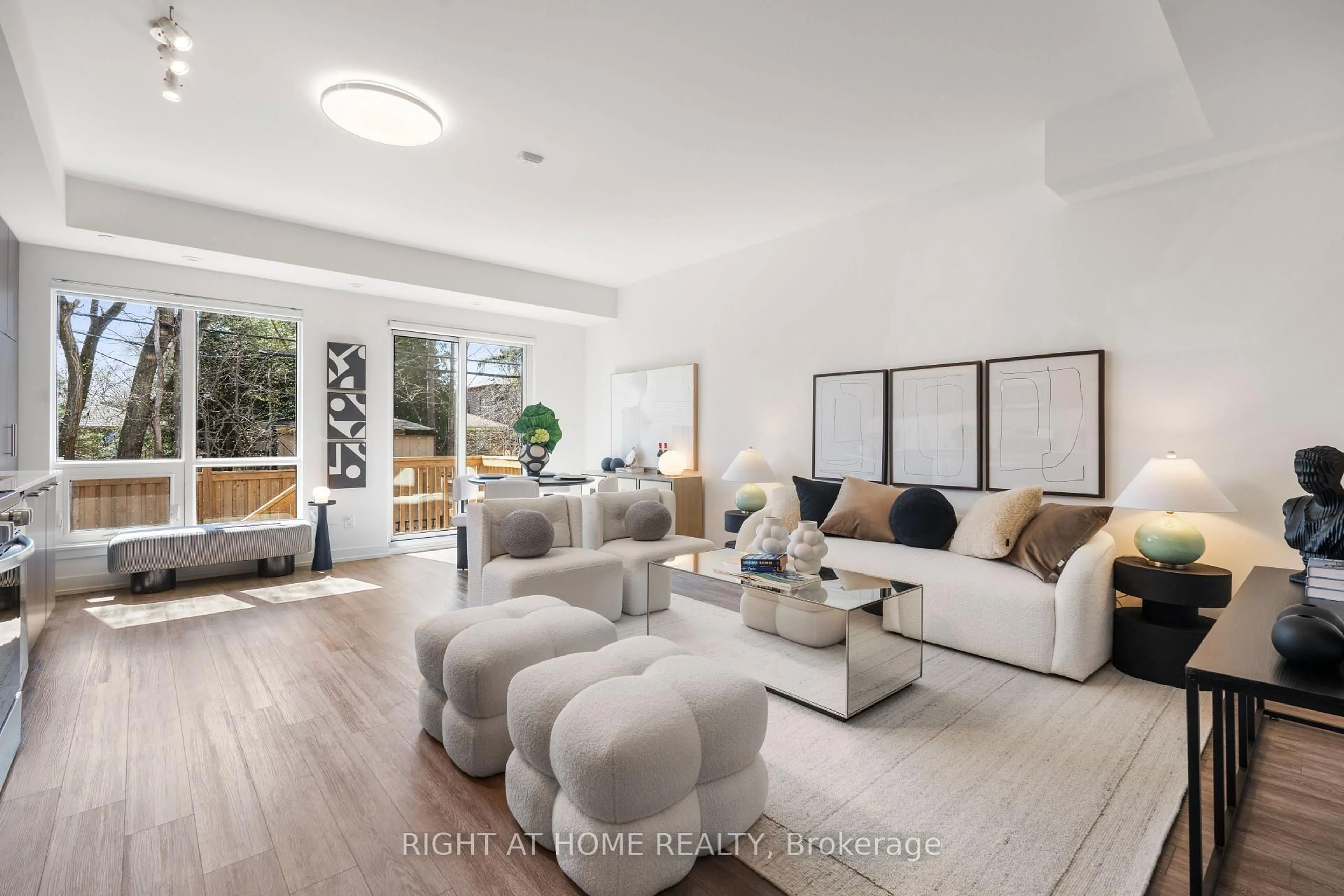 Living room with furniture, unknown for 851 Sheppard Ave #44, Toronto Ontario M3H 0G2