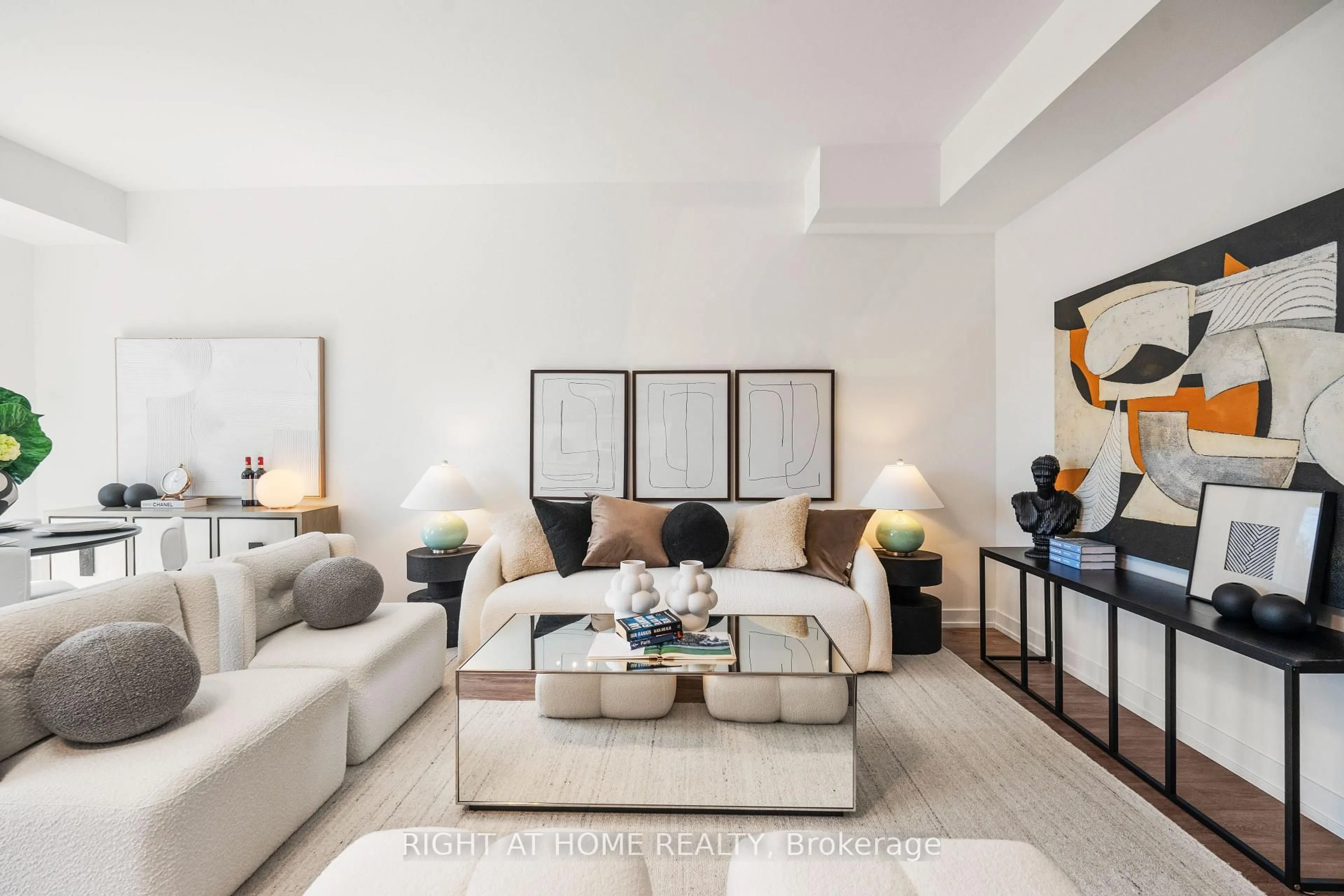 Living room with furniture, unknown for 851 Sheppard Ave #44, Toronto Ontario M3H 0G2