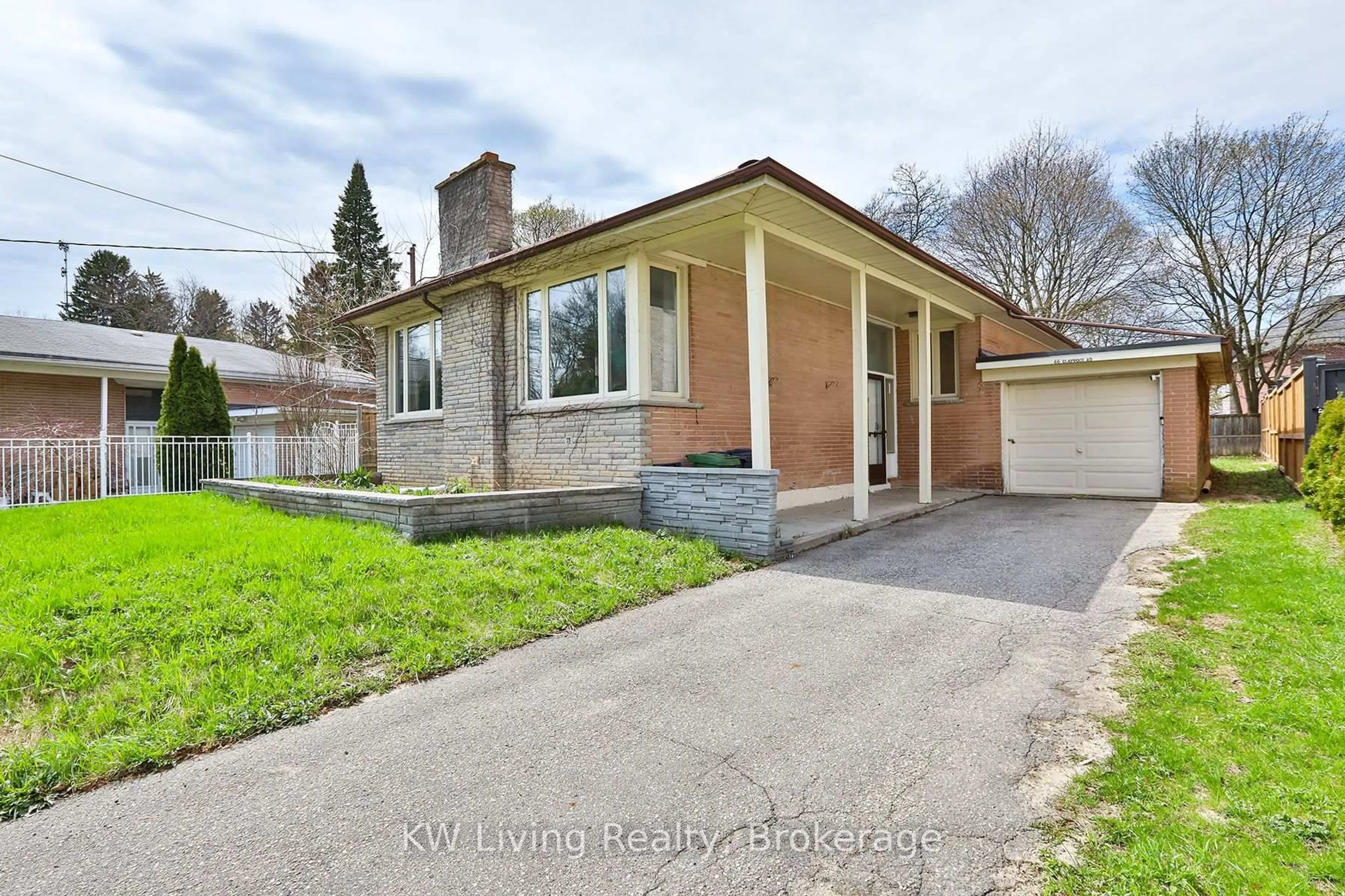 Home with brick exterior material, street for 66 Claywood Rd, Toronto Ontario M2N 2R2