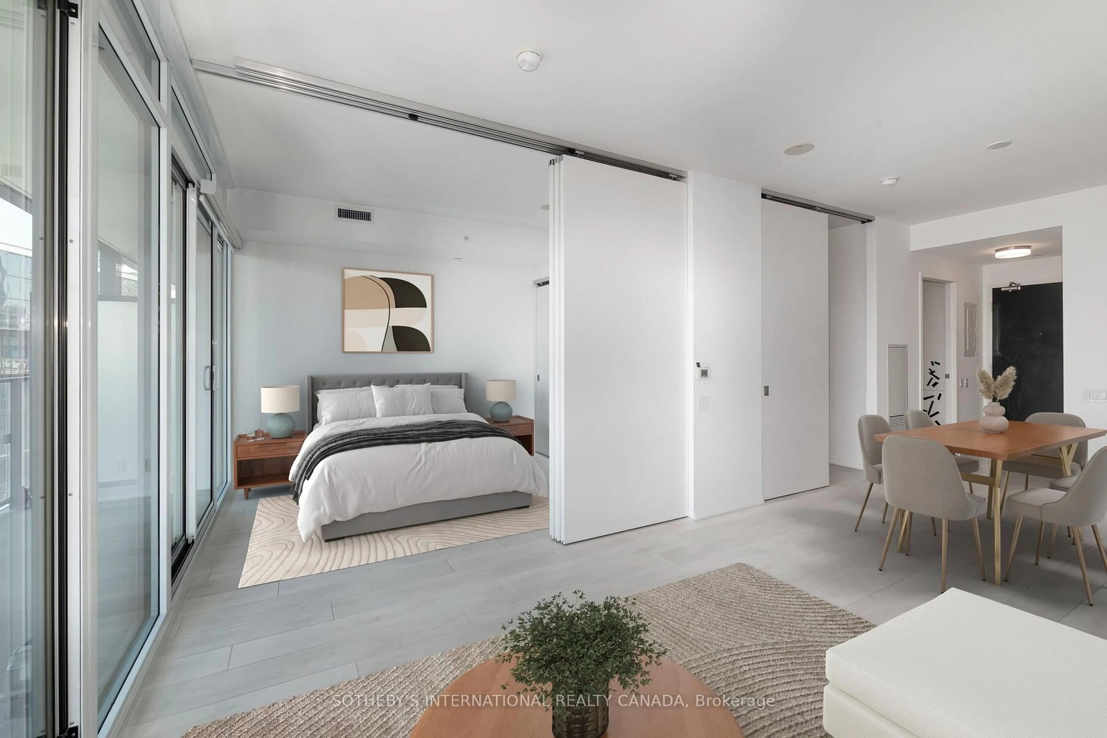 Bedroom with bed, unknown for 125 Peter St #2603, Toronto Ontario M5V 0M2