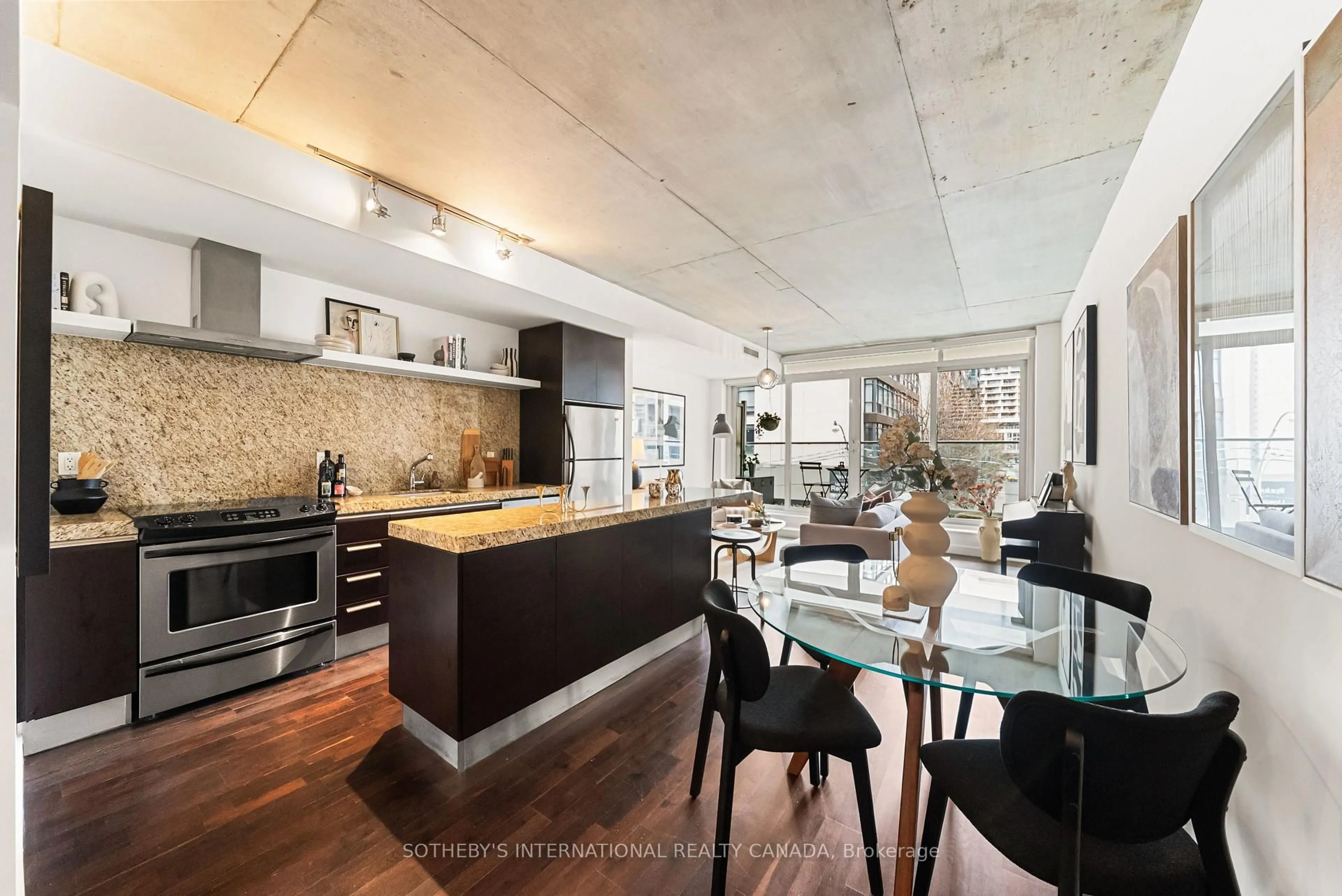 Open concept kitchen, unknown for 75 Portland St #302, Toronto Ontario M5V 2M9