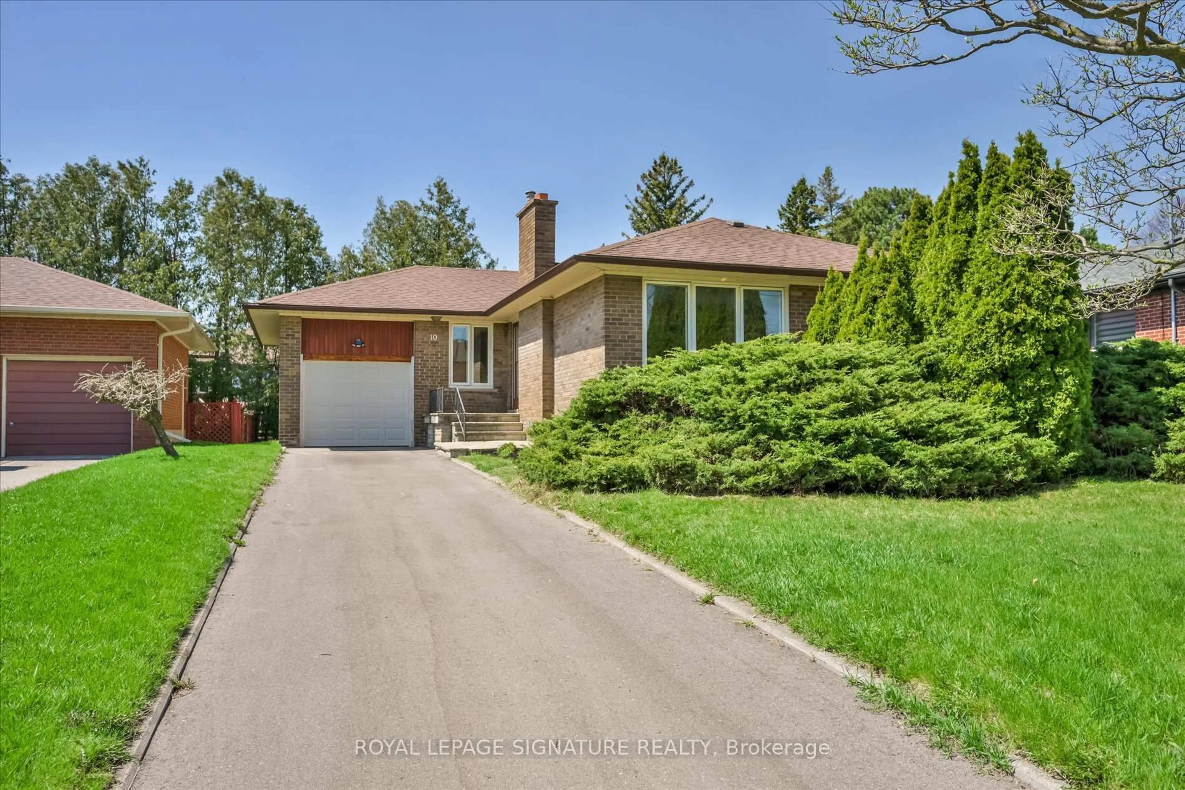 Home with brick exterior material, street for 10 Gretna Ave, Toronto Ontario M4A 2H4