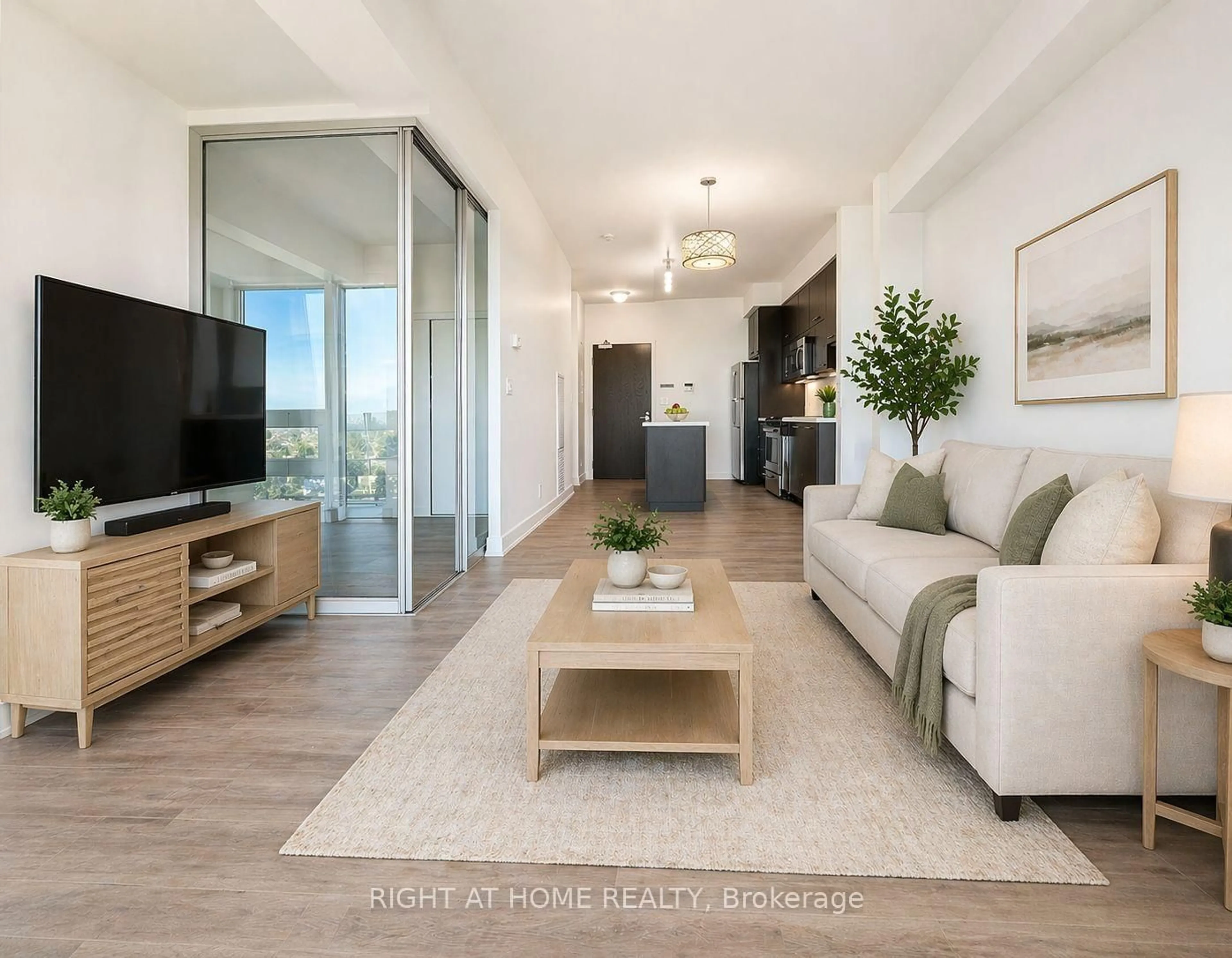 Living room with furniture, unknown for 26 Norton Ave #805, Toronto Ontario M2N 0H6