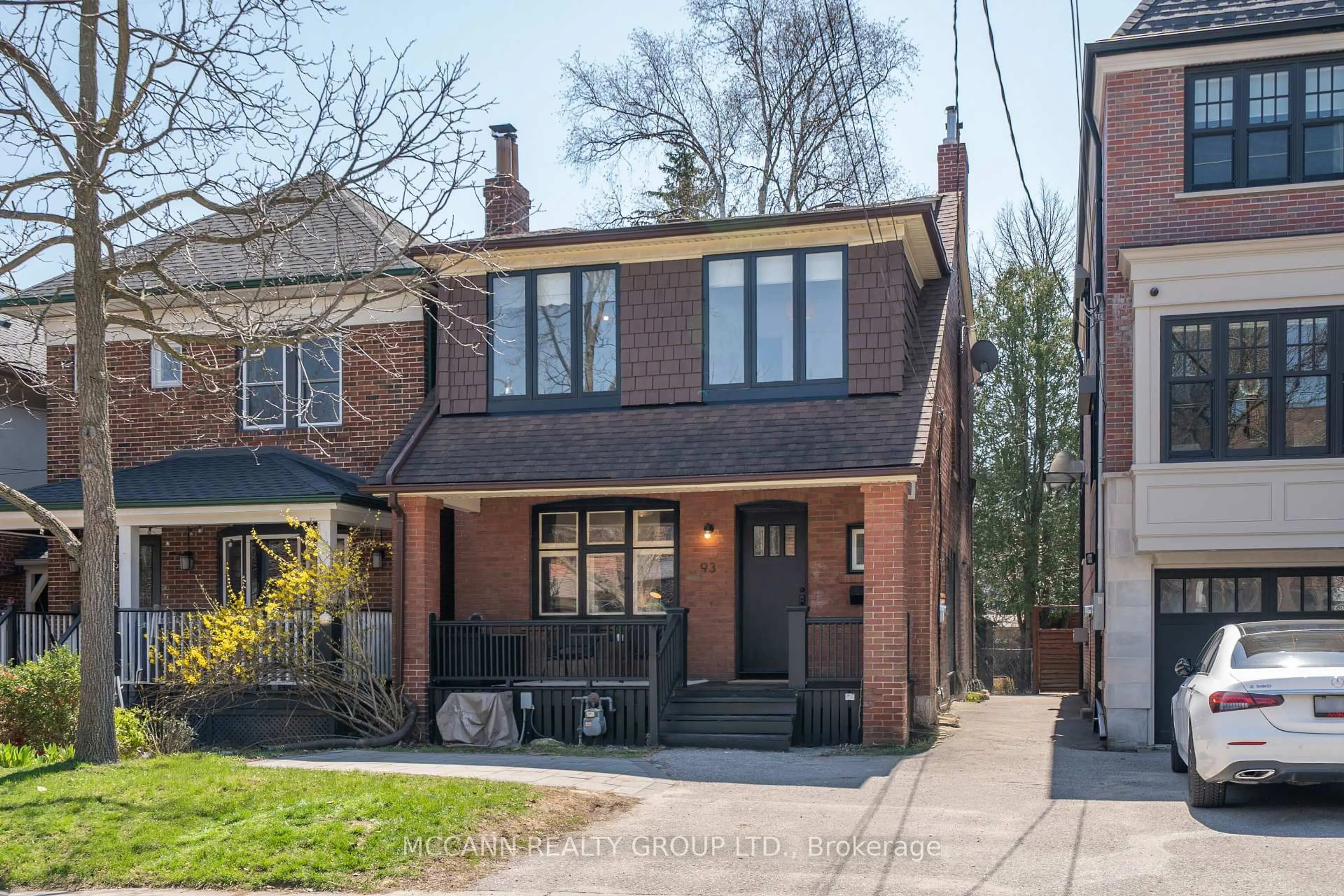 Home with brick exterior material, street for 93 Brookdale Ave, Toronto Ontario M5M 1P2