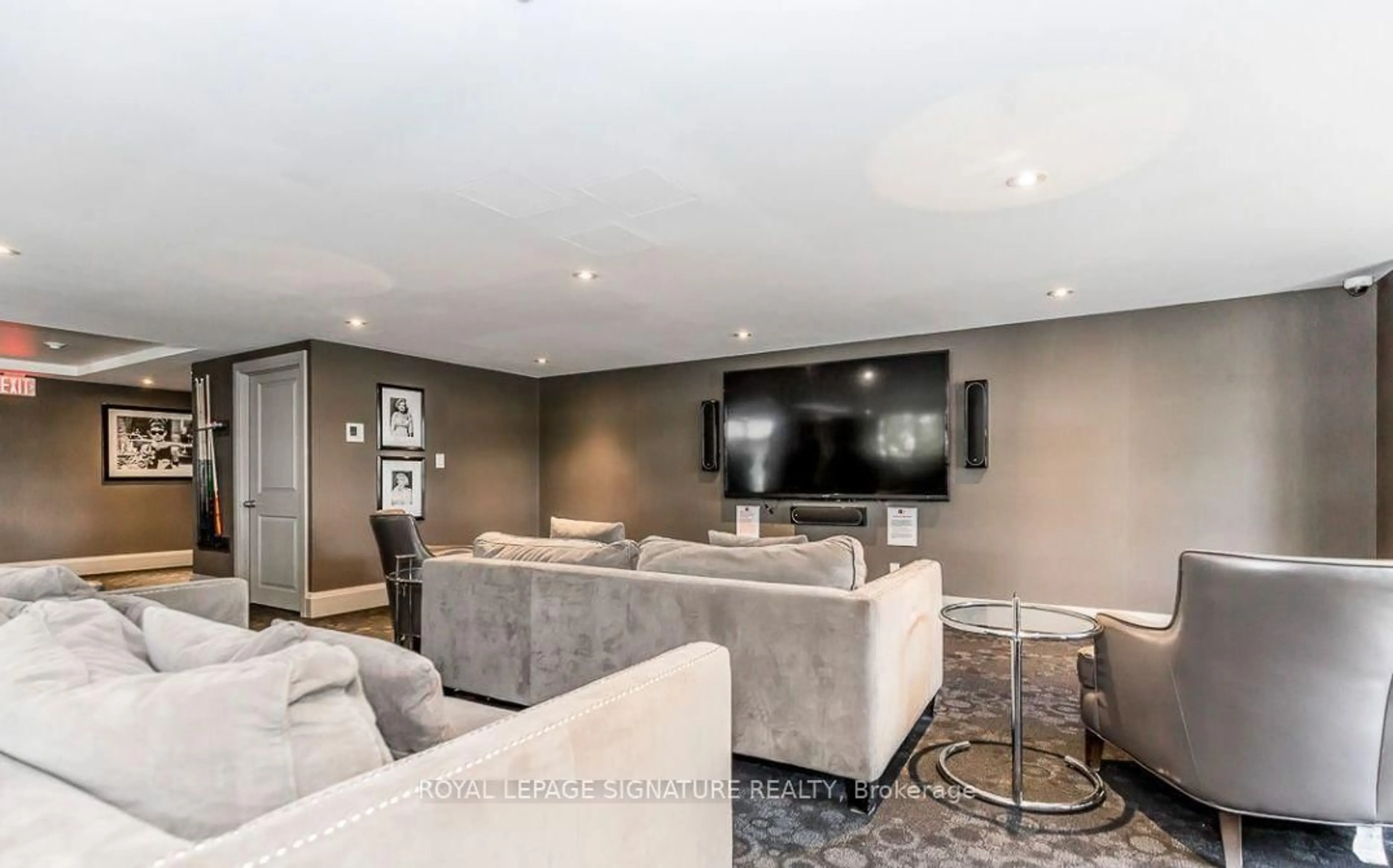 Home theater for 35 Bastion St #522, Toronto Ontario M5V 0C2