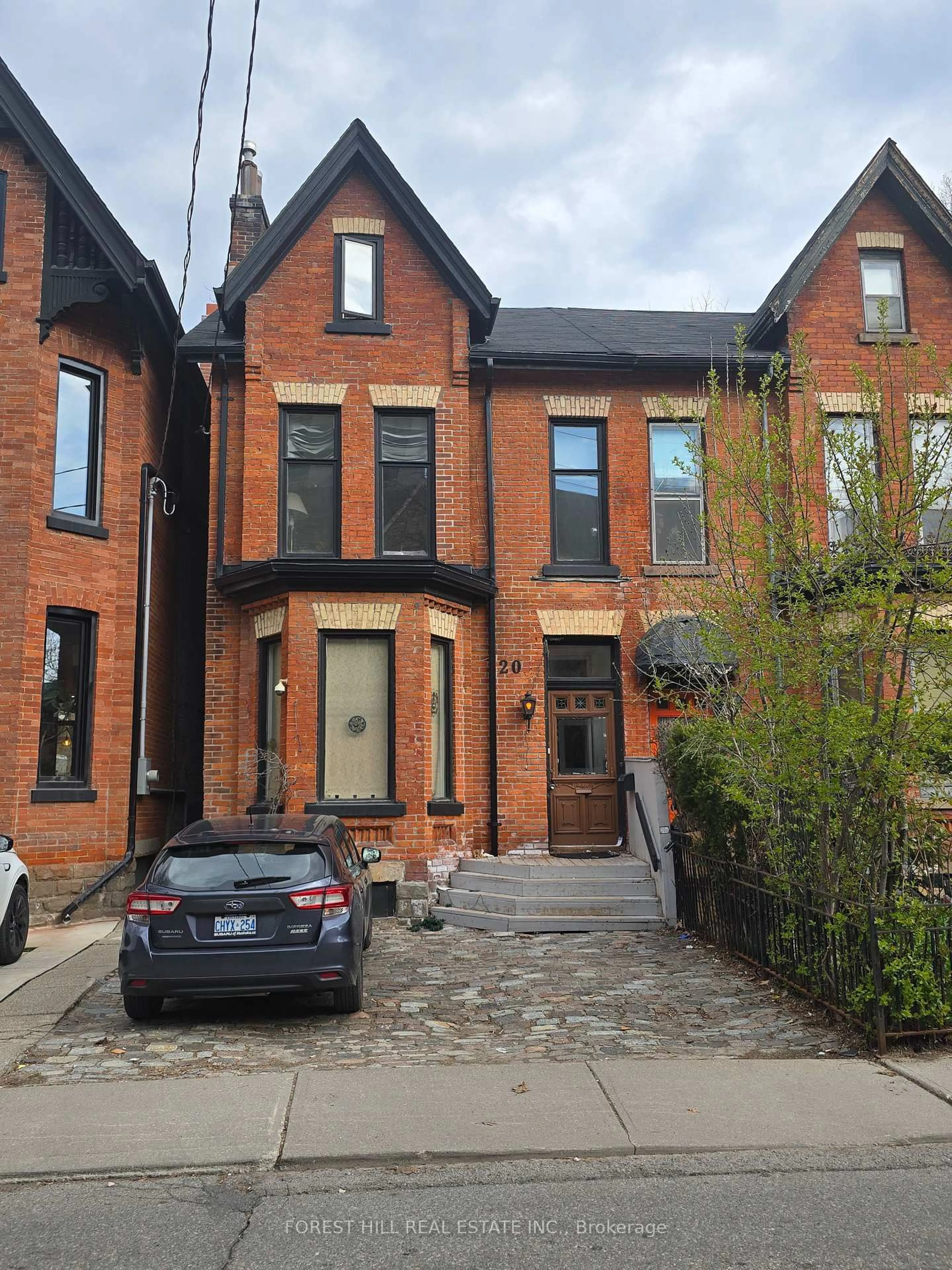 Home with brick exterior material, street for 20 Webster Ave, Toronto Ontario M5R 1N7