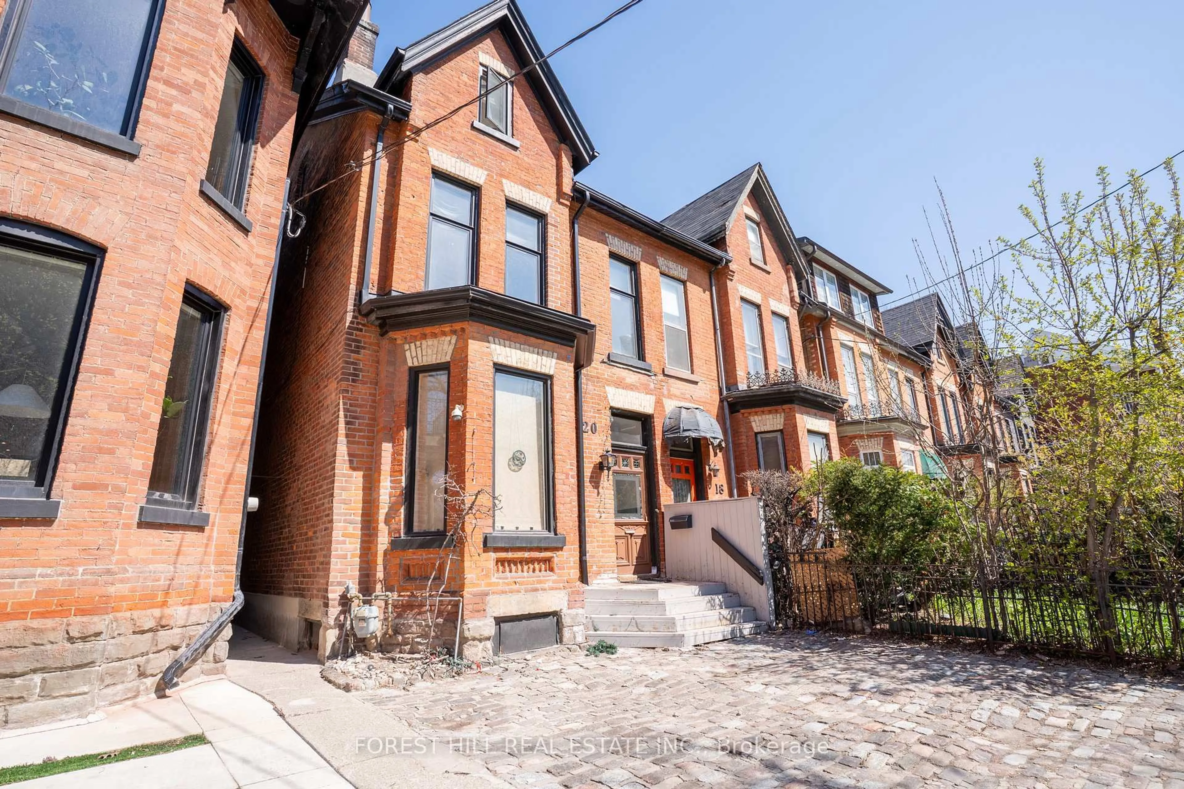 Home with brick exterior material, street for 20 Webster Ave, Toronto Ontario M5R 1N7