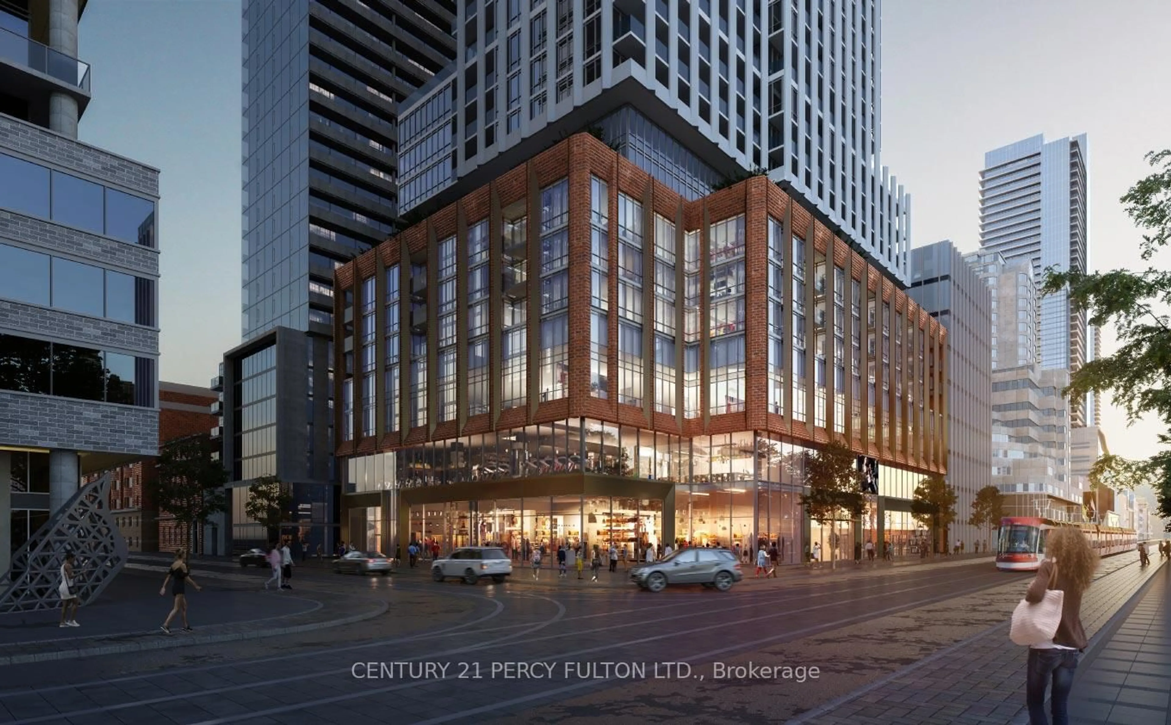 Indoor foyer for 400 King St #1212, Toronto Ontario M5V 0X8