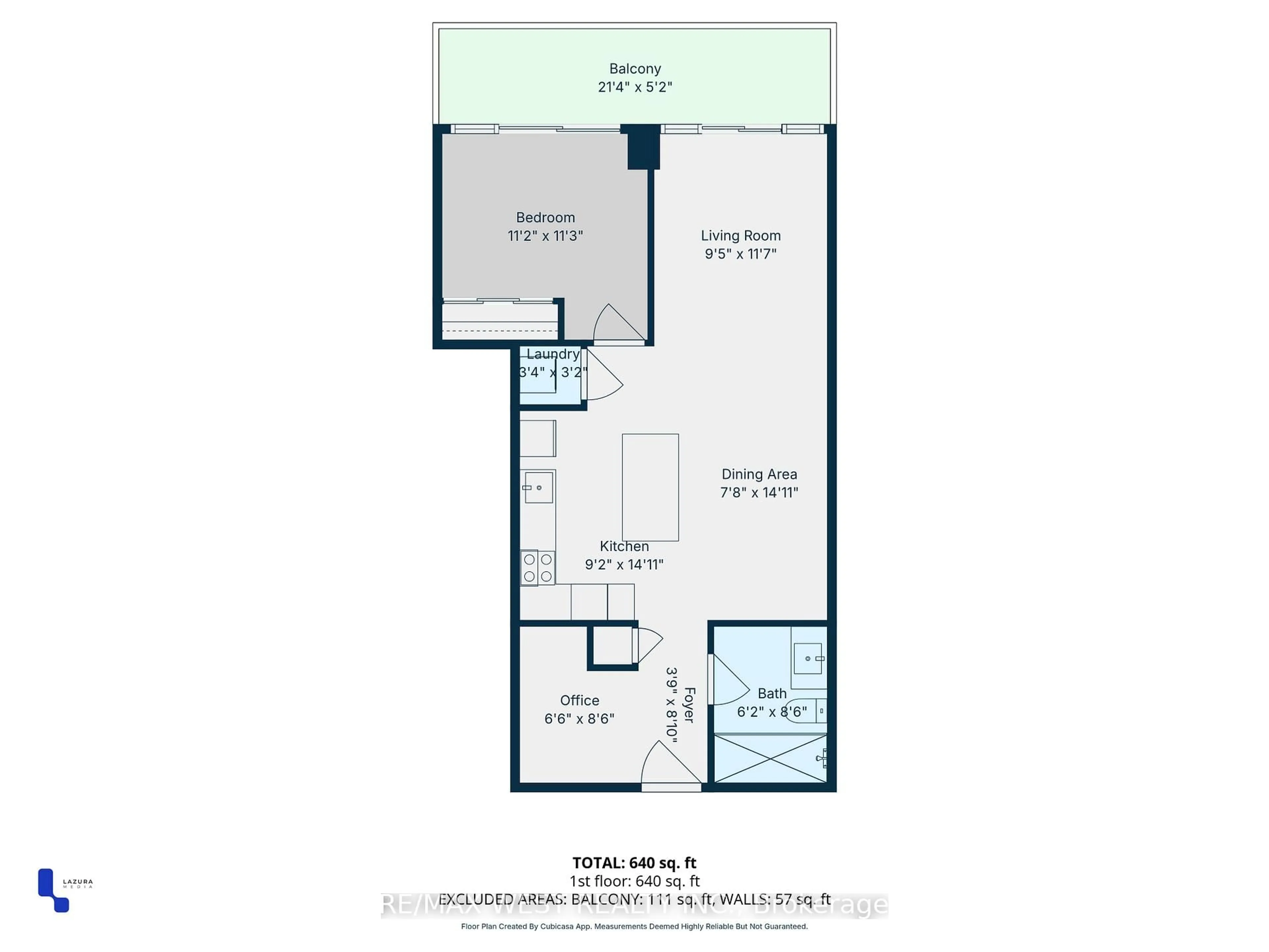 Floor plan for 3018 Yonge St #617, Toronto Ontario M4N 2K8
