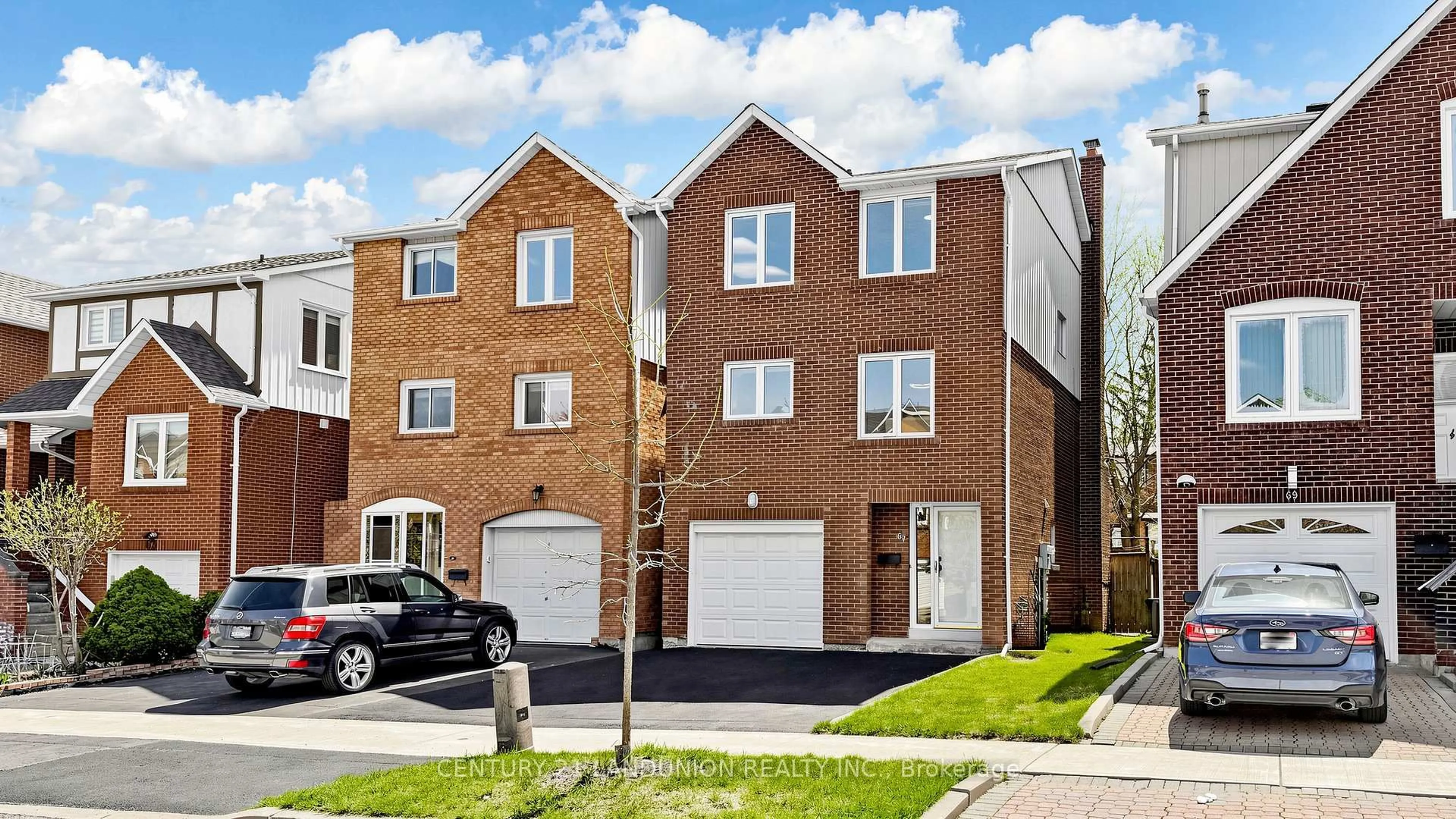 Home with brick exterior material, street for 67 Carnival Crt, Toronto Ontario M2R 3T7
