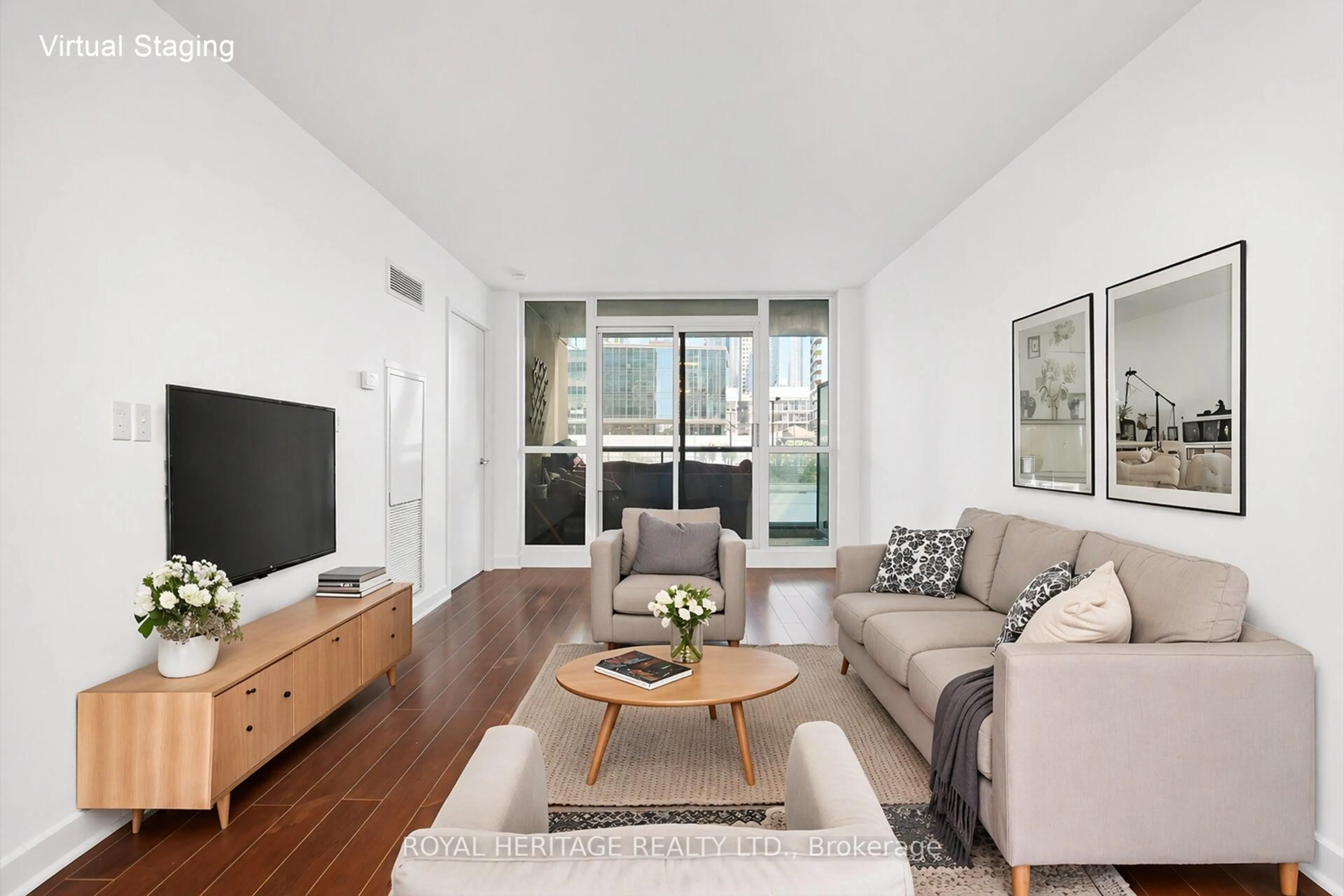 Living room with furniture, unknown for 12 Yonge St #611, Toronto Ontario M5E 1Z9