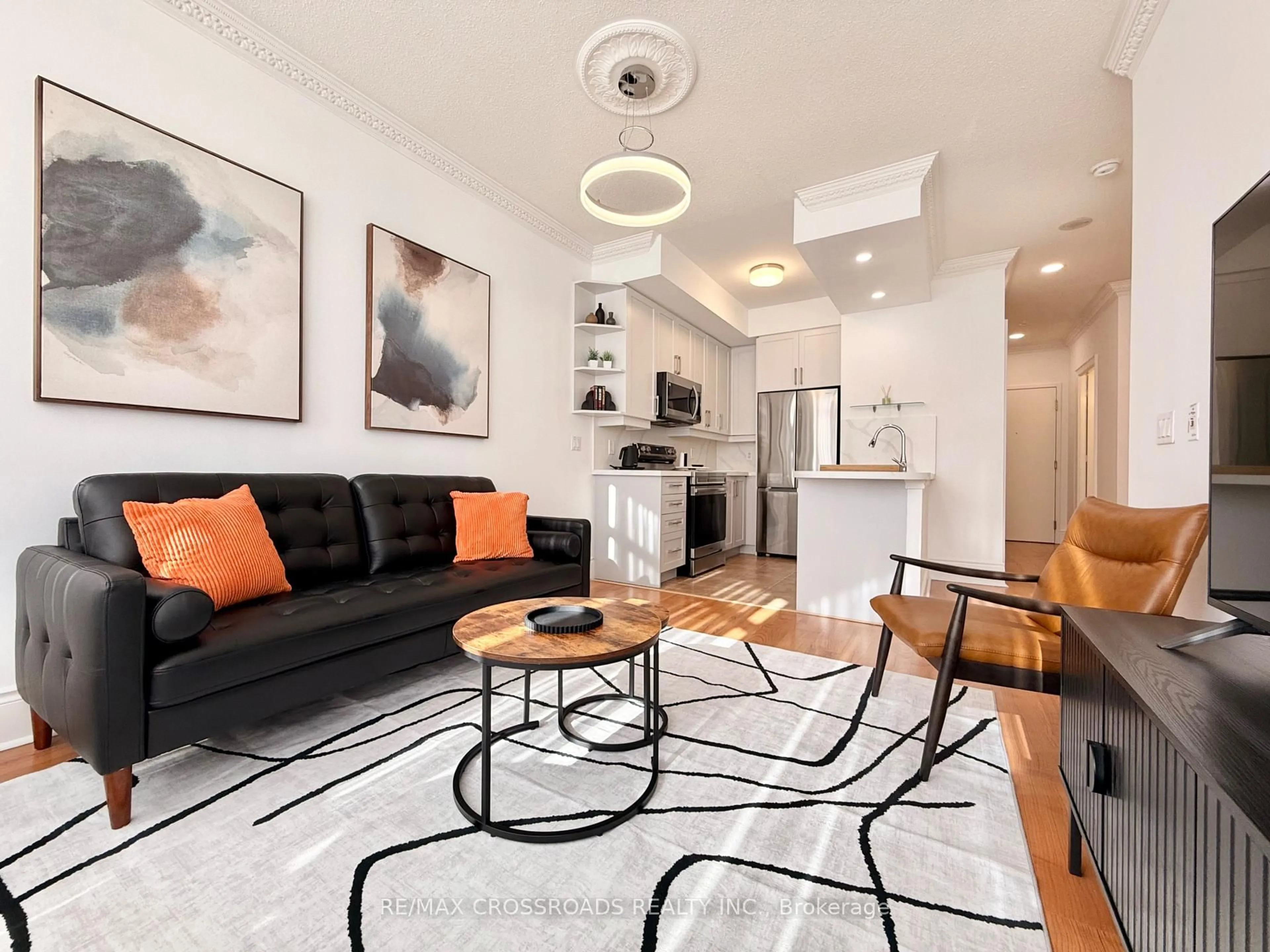 Living room with furniture, unknown for 10 Northtown Way #314, Toronto Ontario M2N 7L4