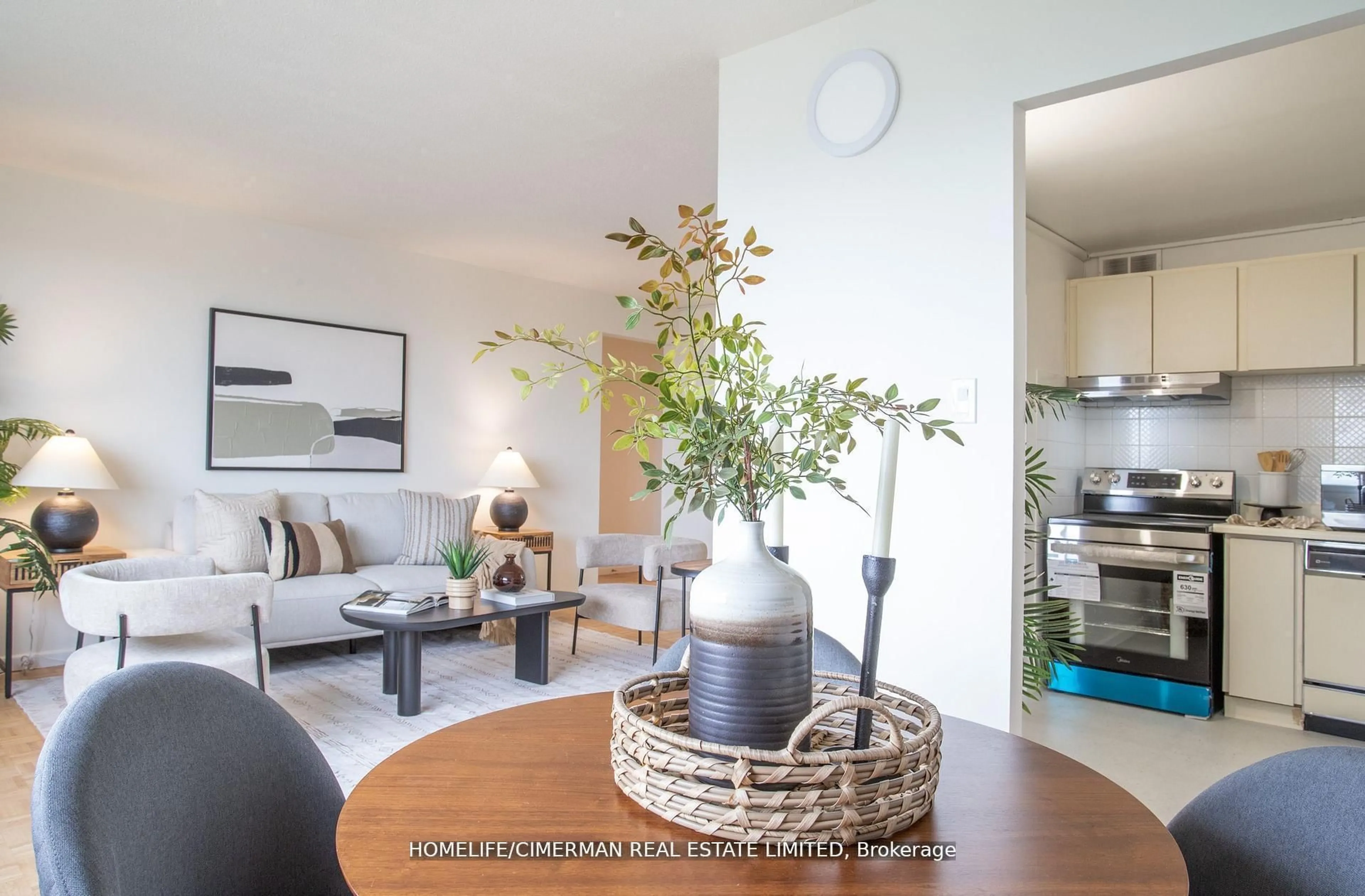 Living room with furniture, unknown for 715 Don Mills Rd #1702, Toronto Ontario M3C 1S5