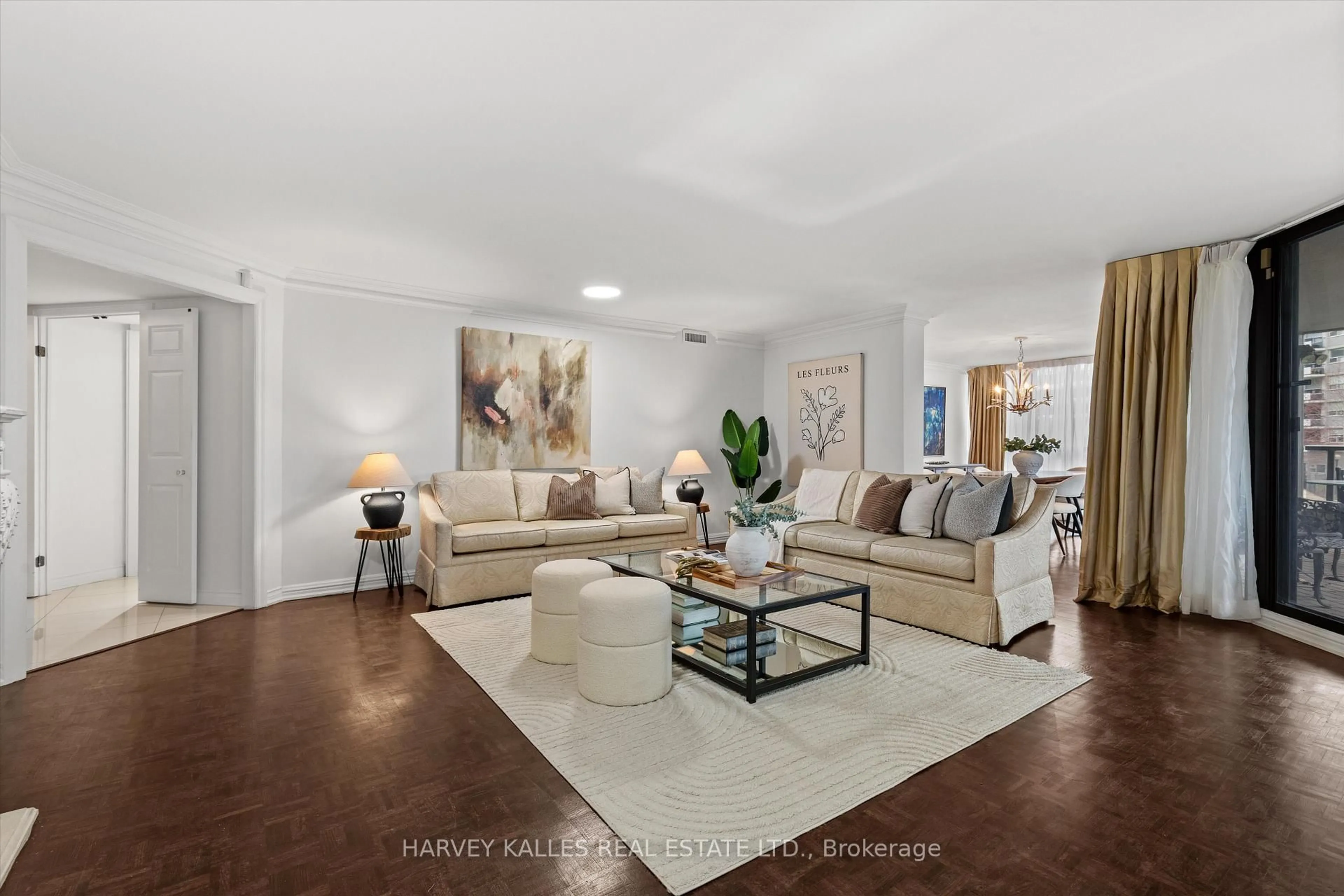 Living room with furniture, unknown for 3900 Yonge St #201, Toronto Ontario M4N 3N6