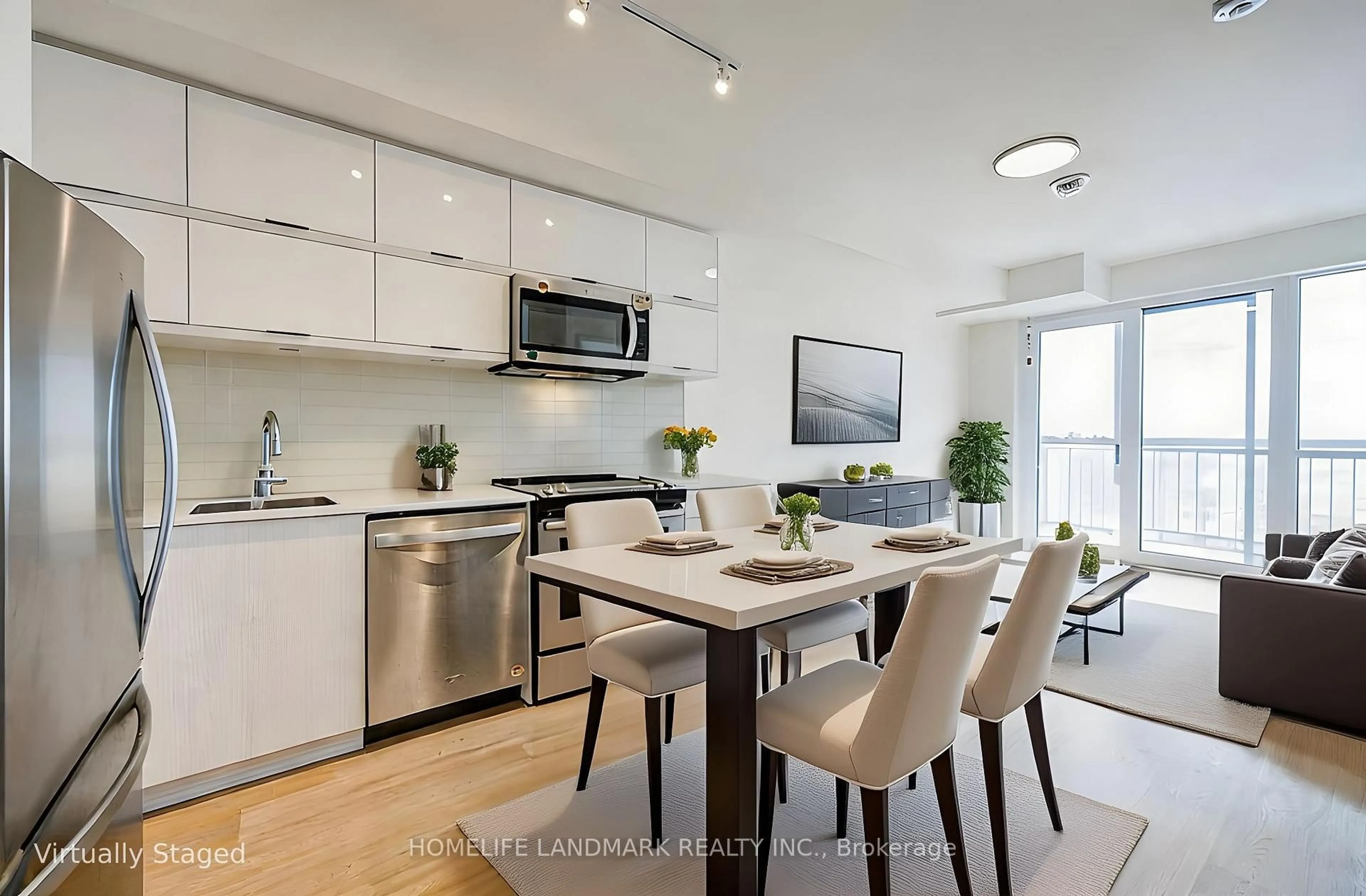 Open concept kitchen, unknown for 10 Deerlick Crt #917, Toronto Ontario M3A 0A7