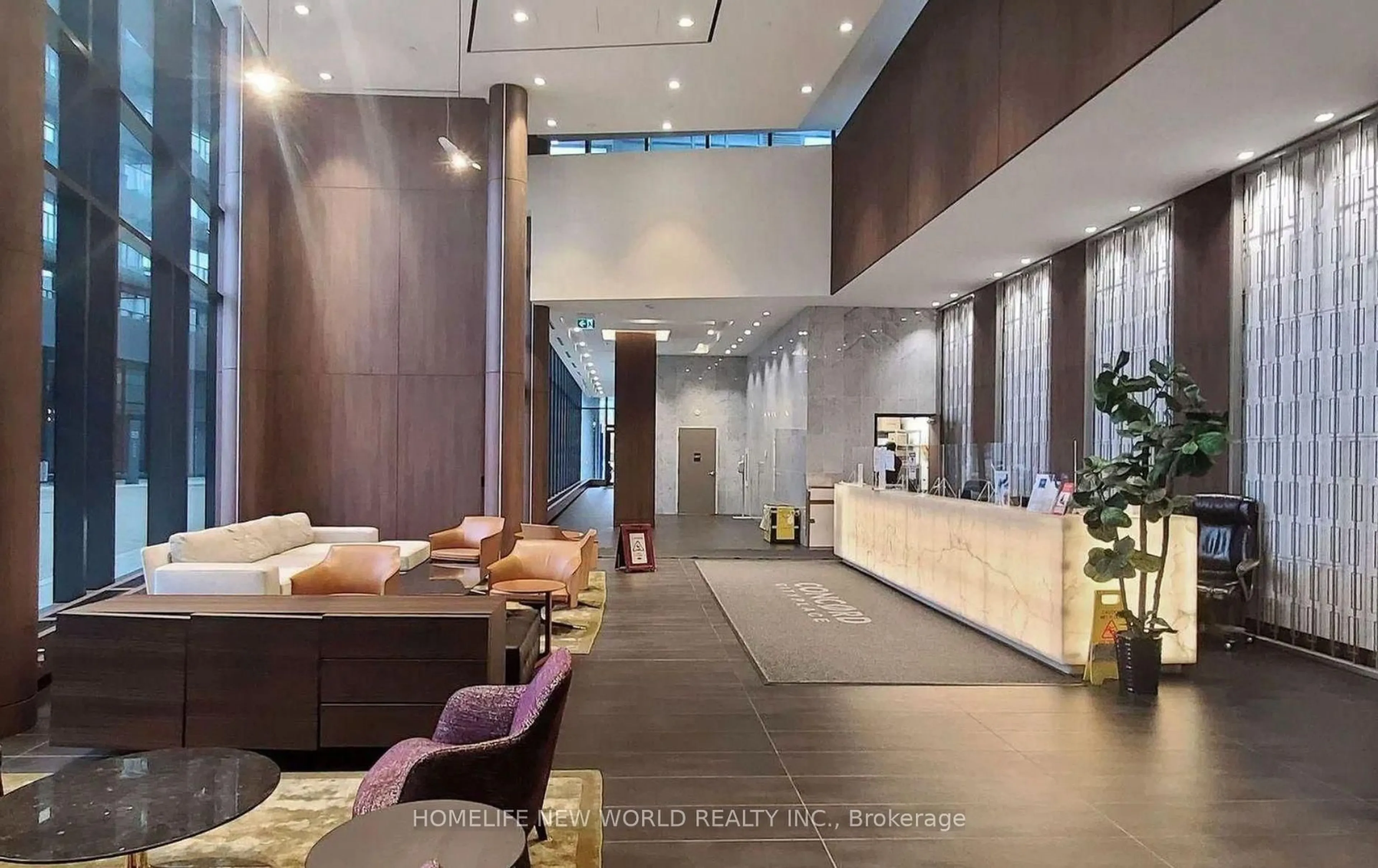 Lobby for 70 Queens Wharf Rd #612, Toronto Ontario M5V 0J2