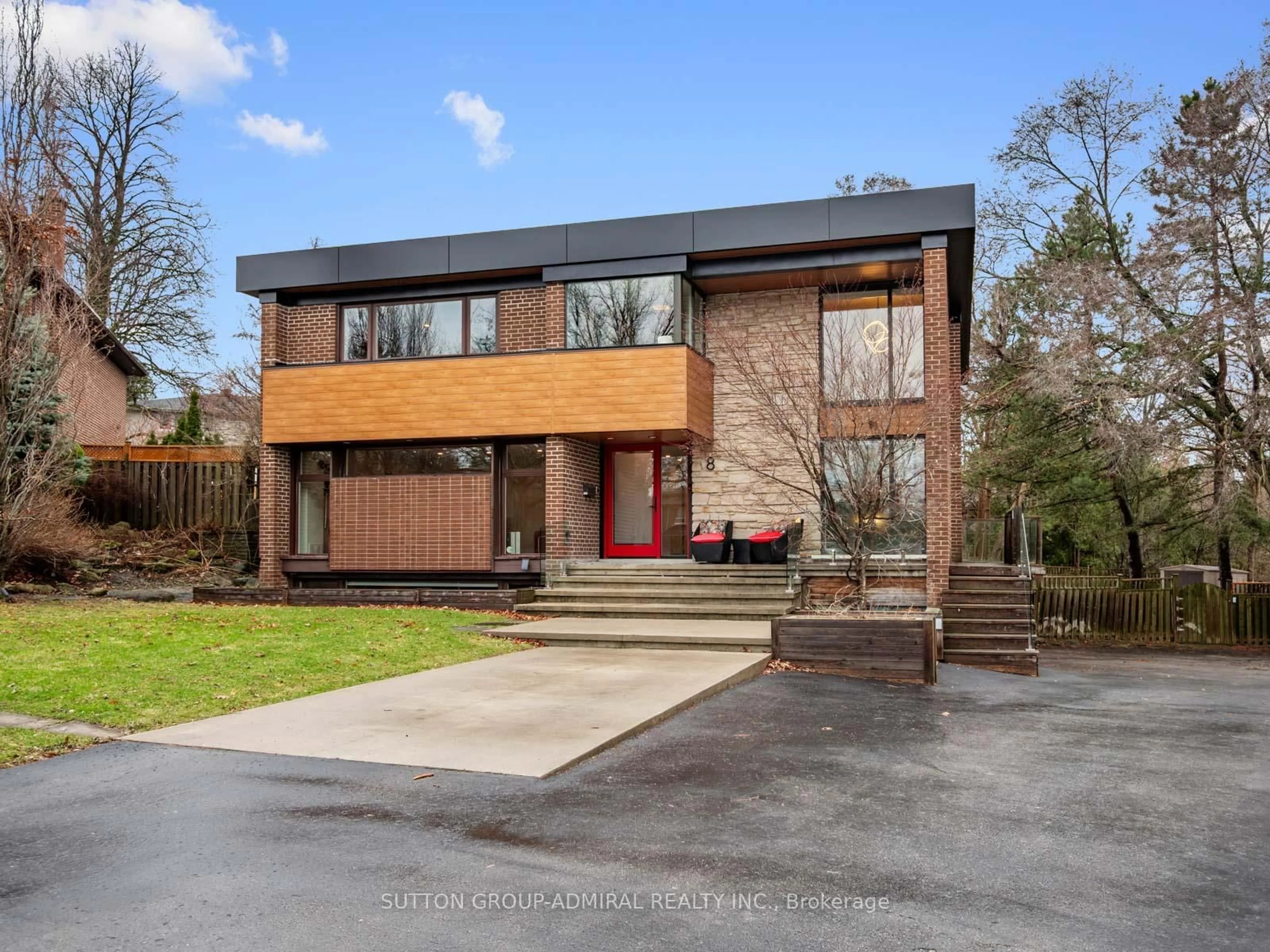 Home with brick exterior material, street for 8 Foxdale Crt, Toronto Ontario M2K 2P2