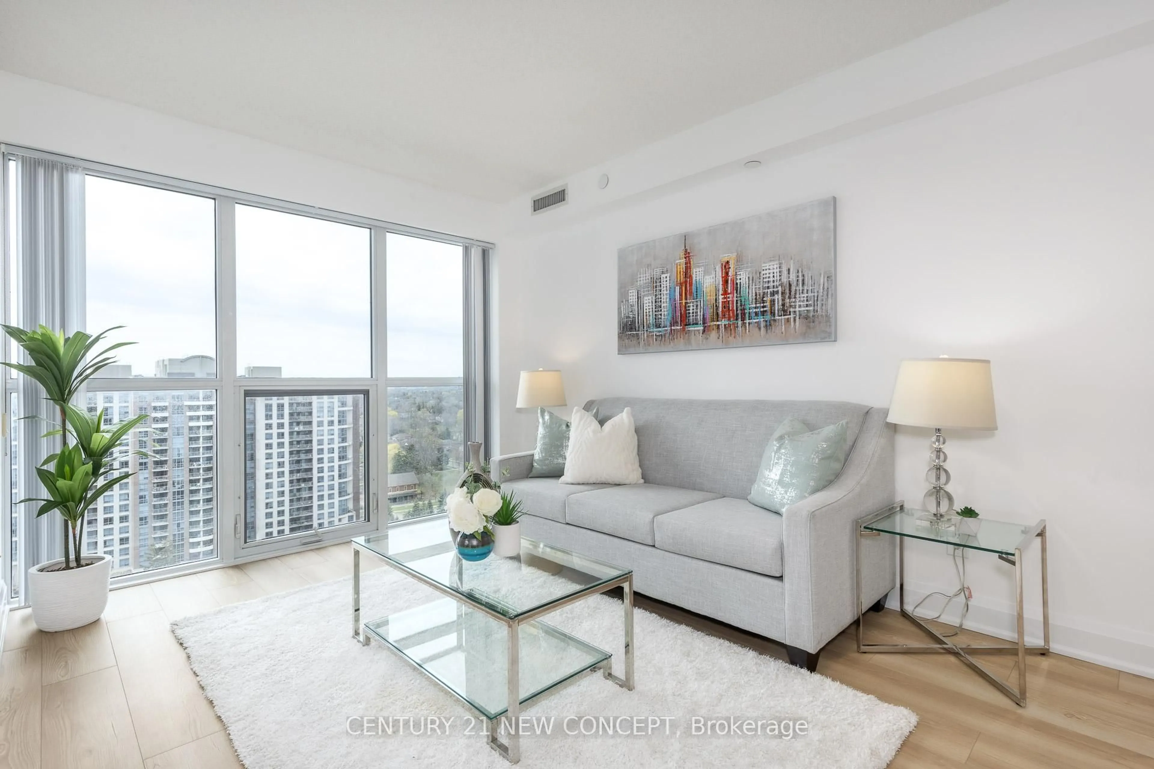 Living room with furniture, unknown for 5168 Yonge St #1903, Toronto Ontario M2N 0G1