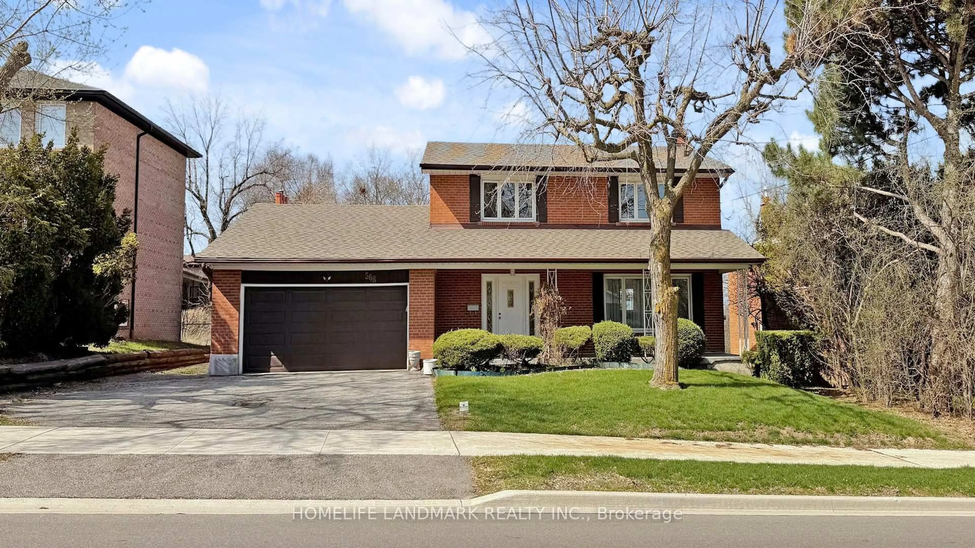 Home with brick exterior material, street for 568 Cummer Ave, Toronto Ontario M2K 2M4