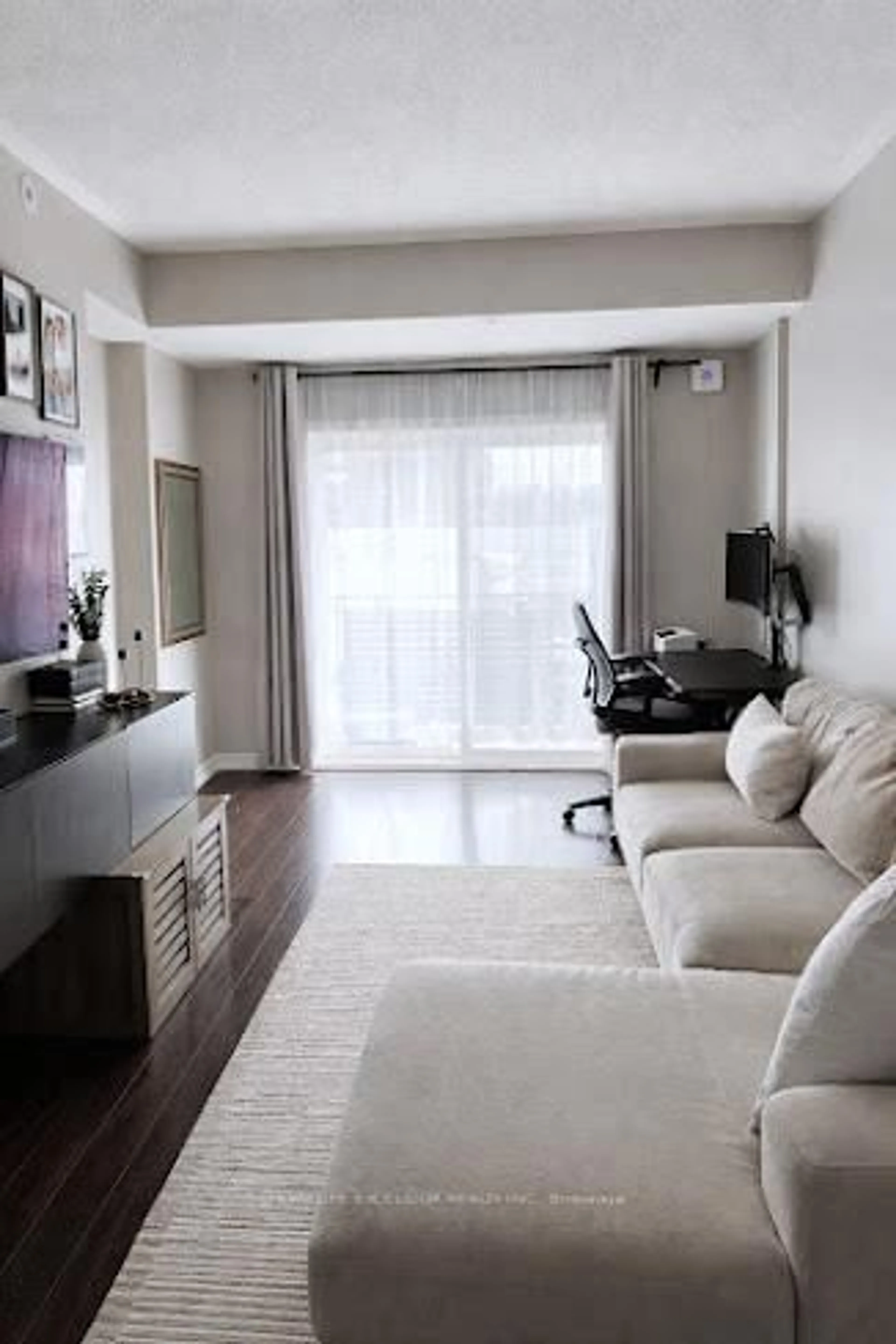 Living room with furniture, unknown for 1837 Eglinton Ave #226, Toronto Ontario M4A 2Y4