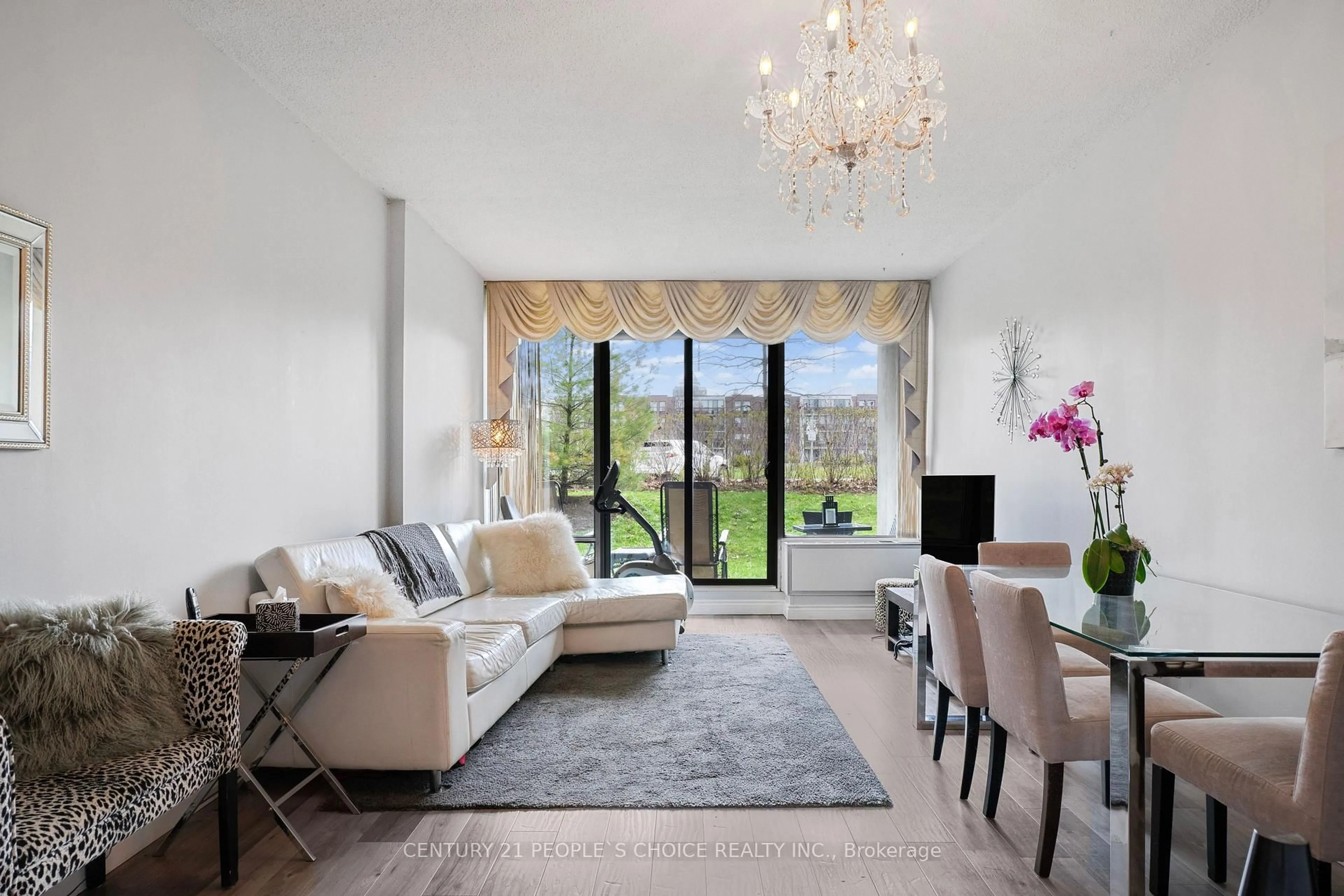 Living room with furniture, unknown for 20 Fashion Roseway #105, Toronto Ontario M2N 6B5