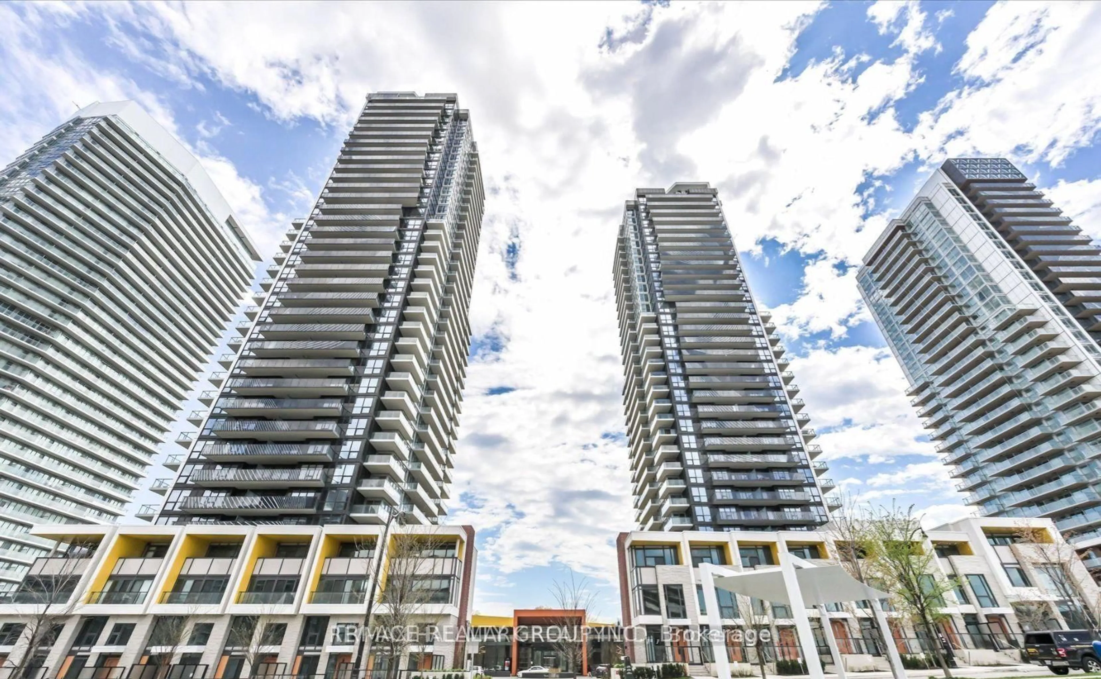 A pic from outside/outdoor area/front of a property/back of a property/a pic from drone, city buildings view from balcony for 85 McMahon Dr #3609, Toronto Ontario M2K 0H1