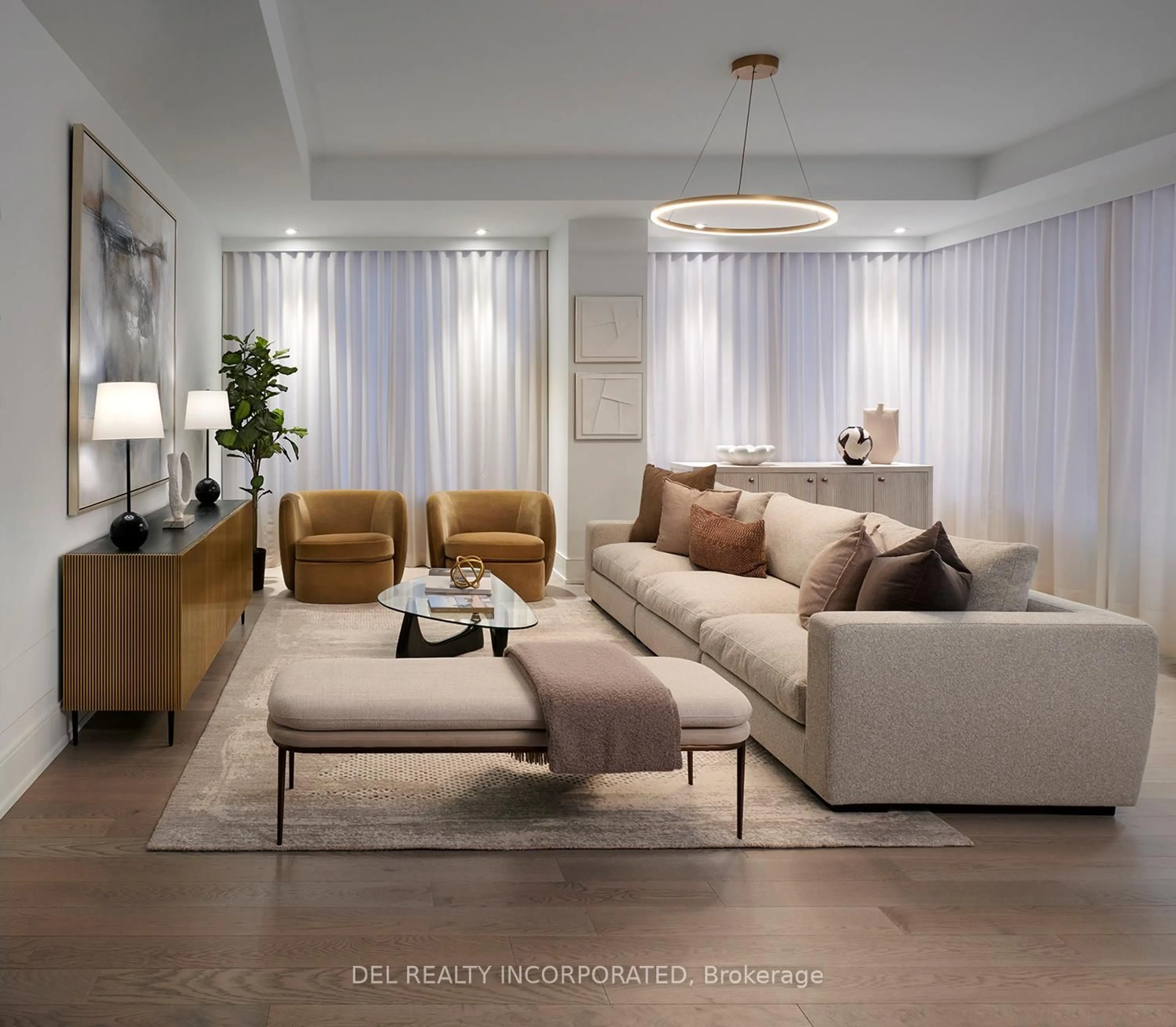 Living room with furniture, unknown for 455 Wellington St #1205, Toronto Ontario M5V 0V8