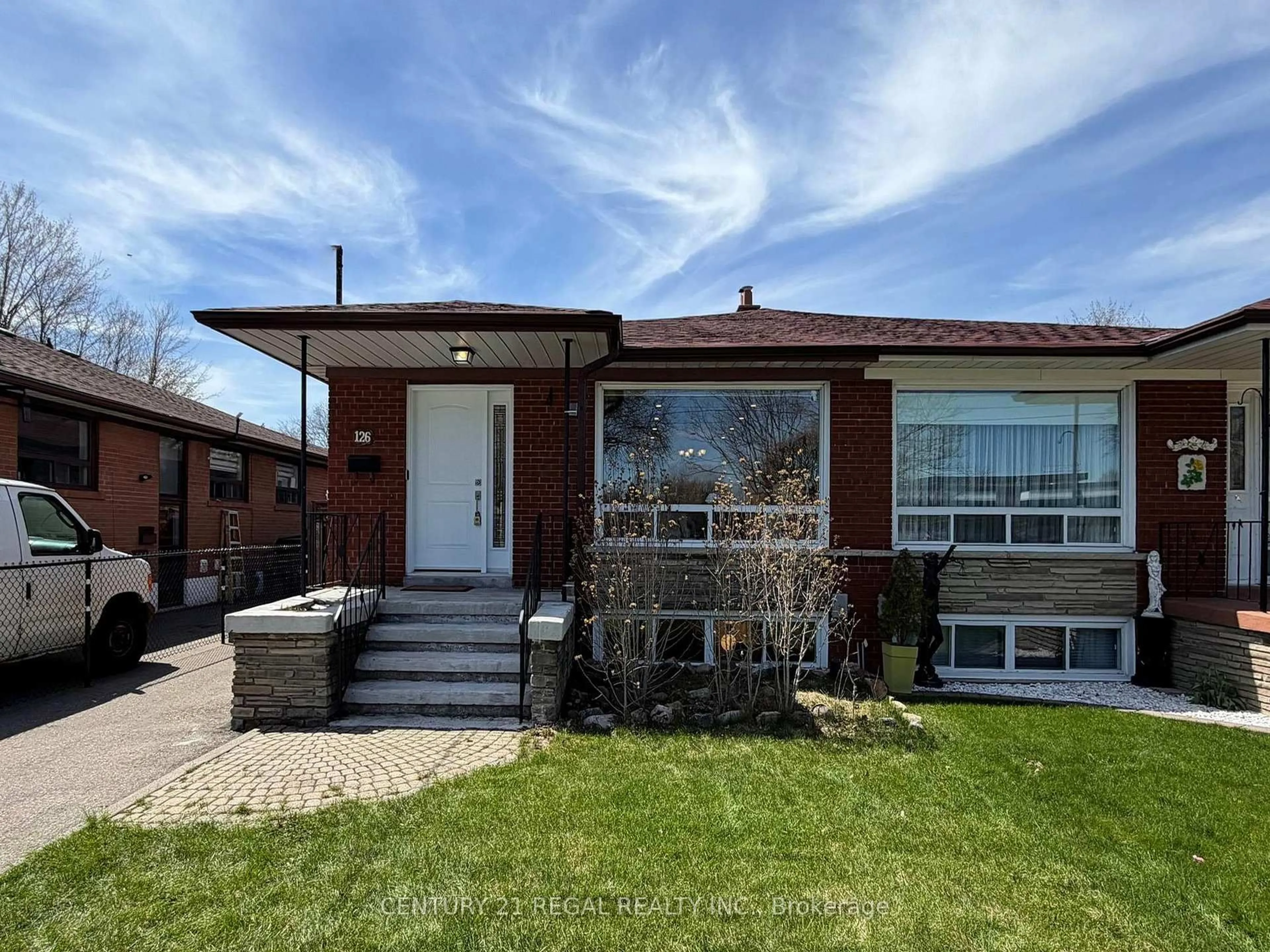 Home with brick exterior material, street for 126 Fenside Dr, Toronto Ontario M3A 2V8