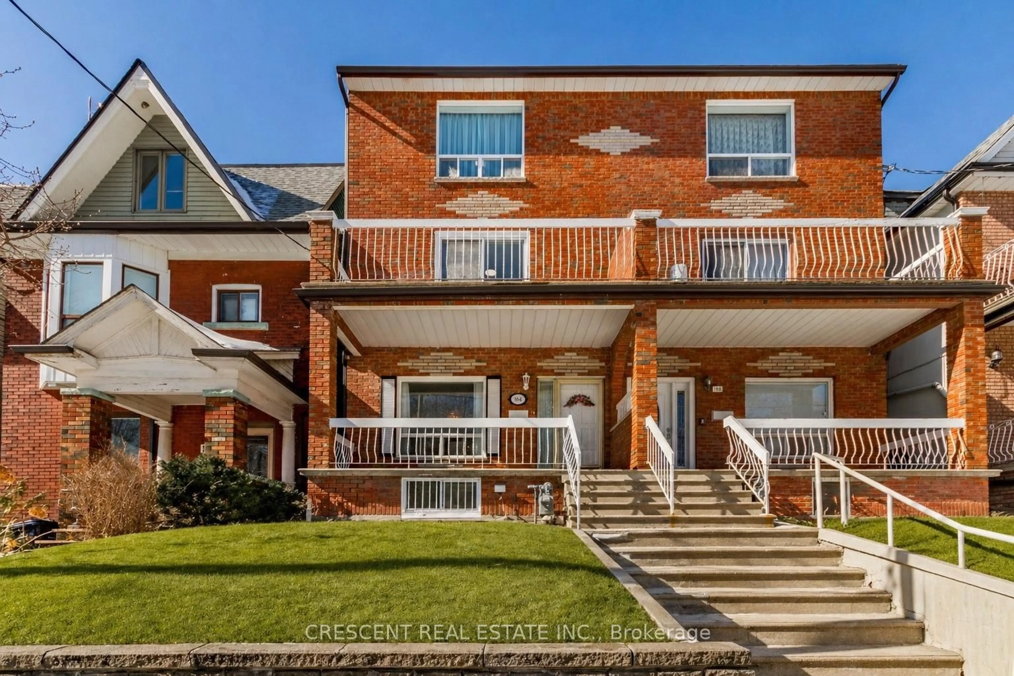 Home with brick exterior material, street for 164 Roxton Rd, Toronto Ontario M6J 2Y5