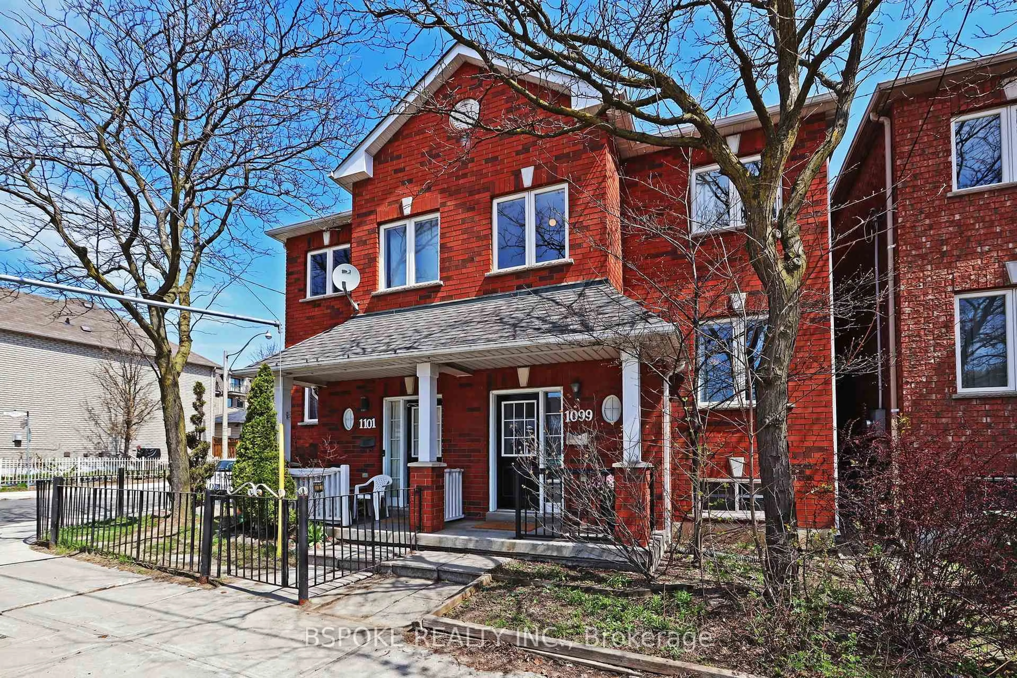 Home with brick exterior material, street for 1099 Ossington Ave, Toronto Ontario M6G 4B2