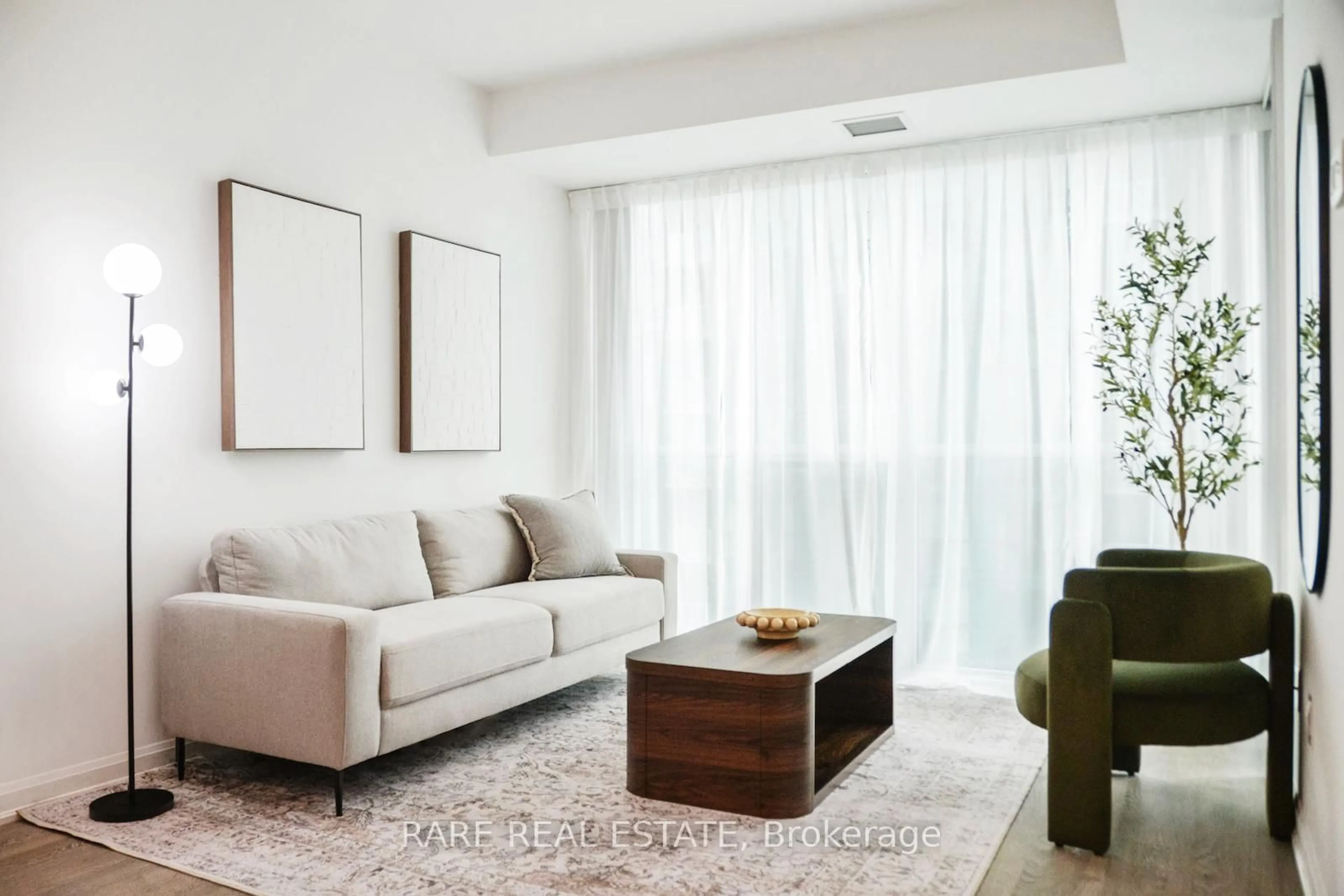 Living room with furniture, unknown for 9 Bogert Ave #1606, Toronto Ontario M2N 0H3