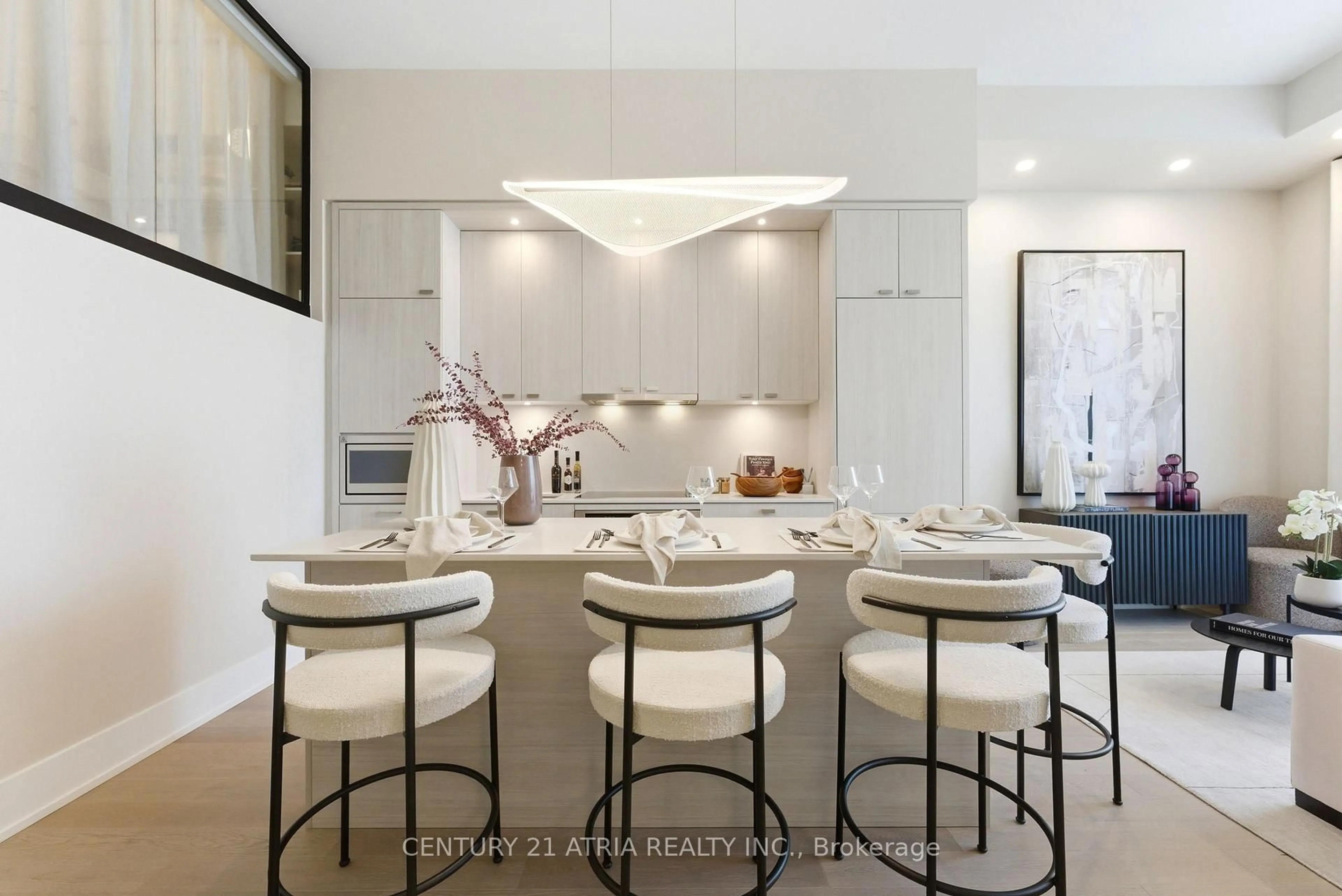 Contemporary kitchen, ceramic/tile floor for 115 Denison Ave #315, Toronto Ontario M5T 0E6